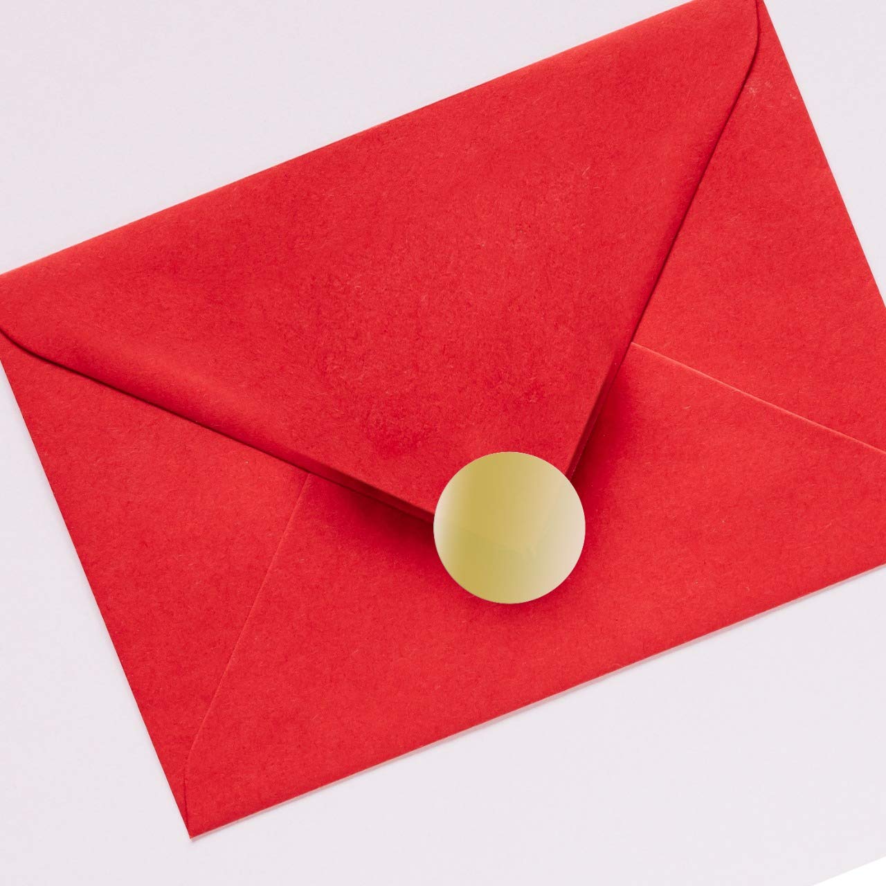 Performore Gold Circle Stickers - 1 Inch Round Labels - Gold Metallic Dots - Stickers for Envelopes - Gold Envelope Seals - 1000 Stickers per Roll