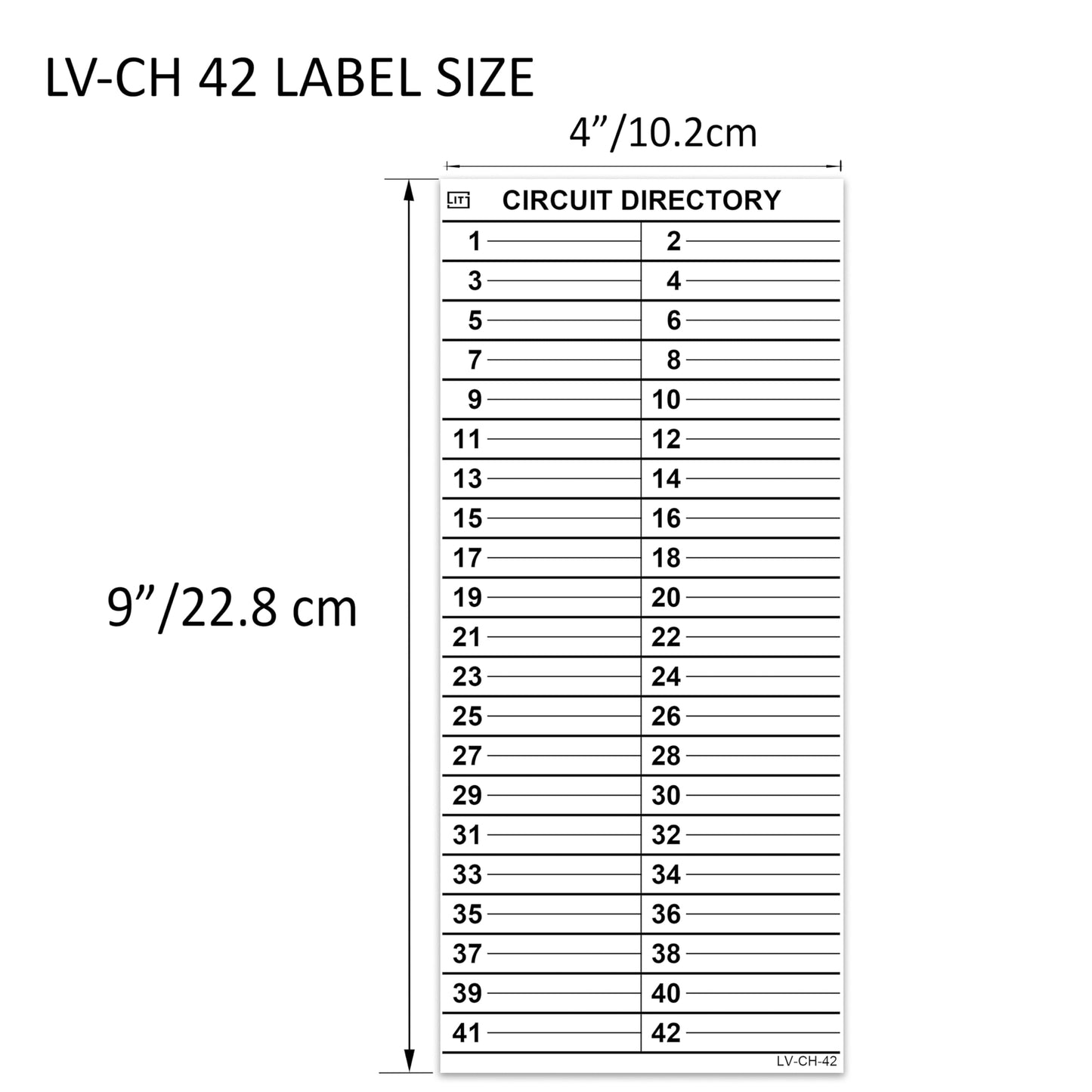 42 Circuits 2 Pack Vinyl Replacement for Cutler Hammer Eaton Electrical Circuit Breaker Fuse Panel Directory Labels Stickers Decals CKTDIR Waterproof
