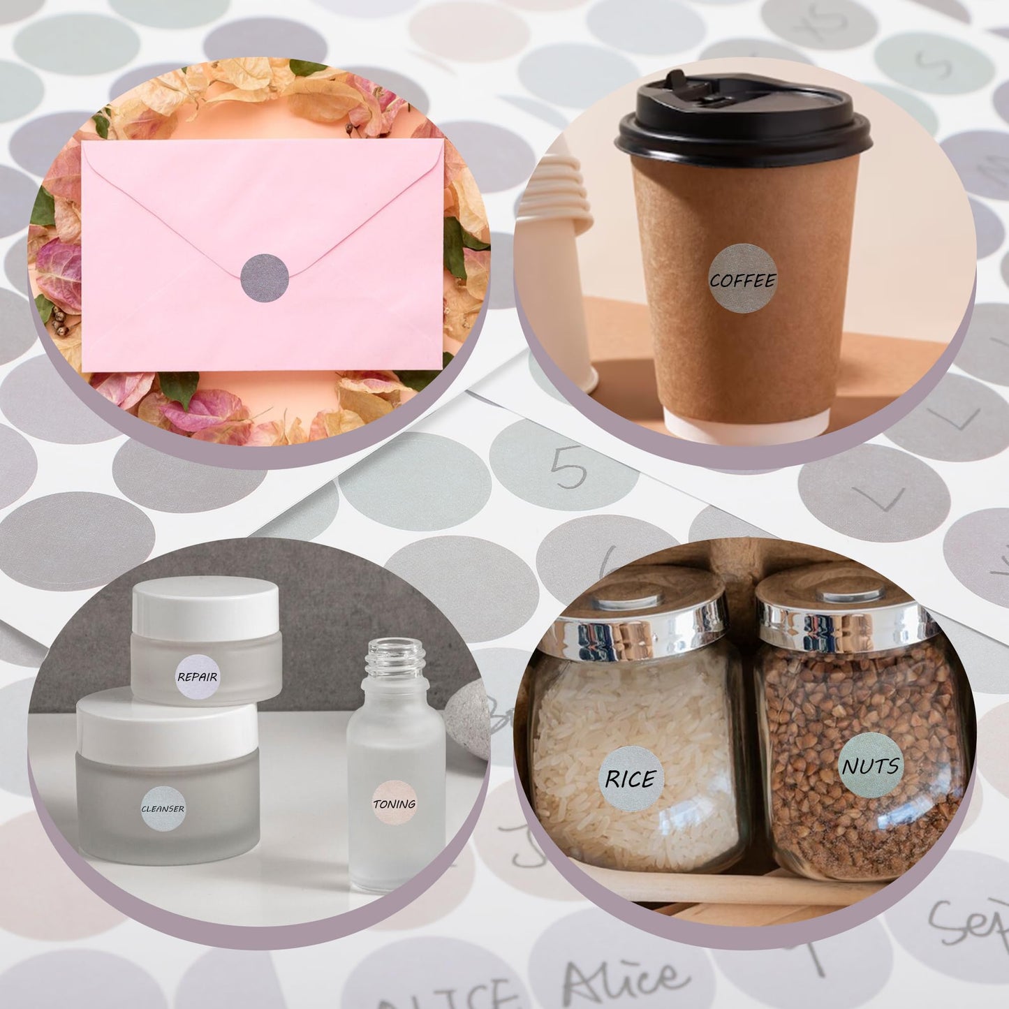 10 Sheets (540pcs) Colorful Dots Labels Stickers 0.63'' DIY Circle Round Labels for Organizing Calendar Planner Jars Clothes Craft Show Boxes-9 Colors
