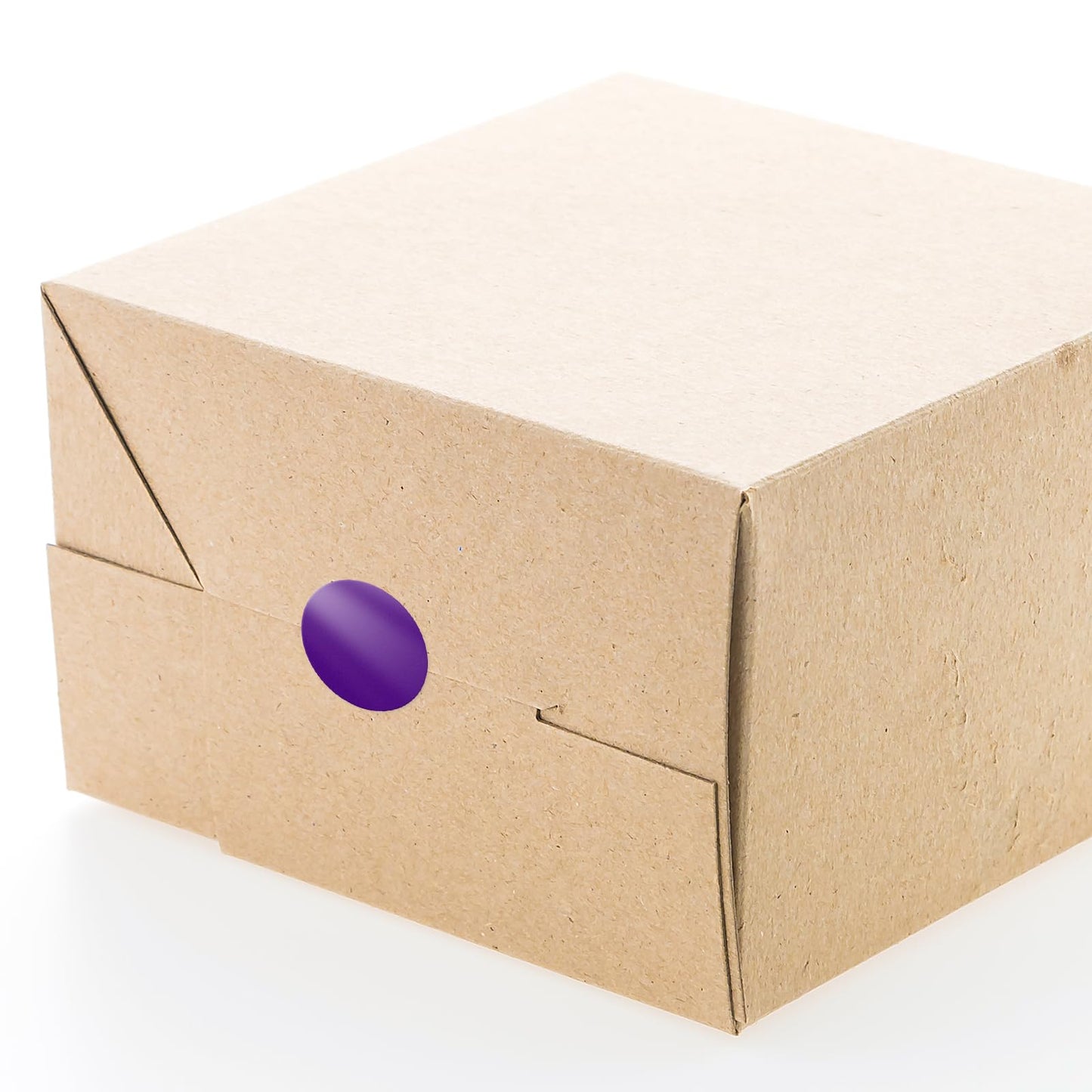 Purple Round Stickers 0.5 Inch Color Coding Dot Label Circle Waterproof Self-Adhesive File Classification Sticker Roll of 1000 Labels Purple