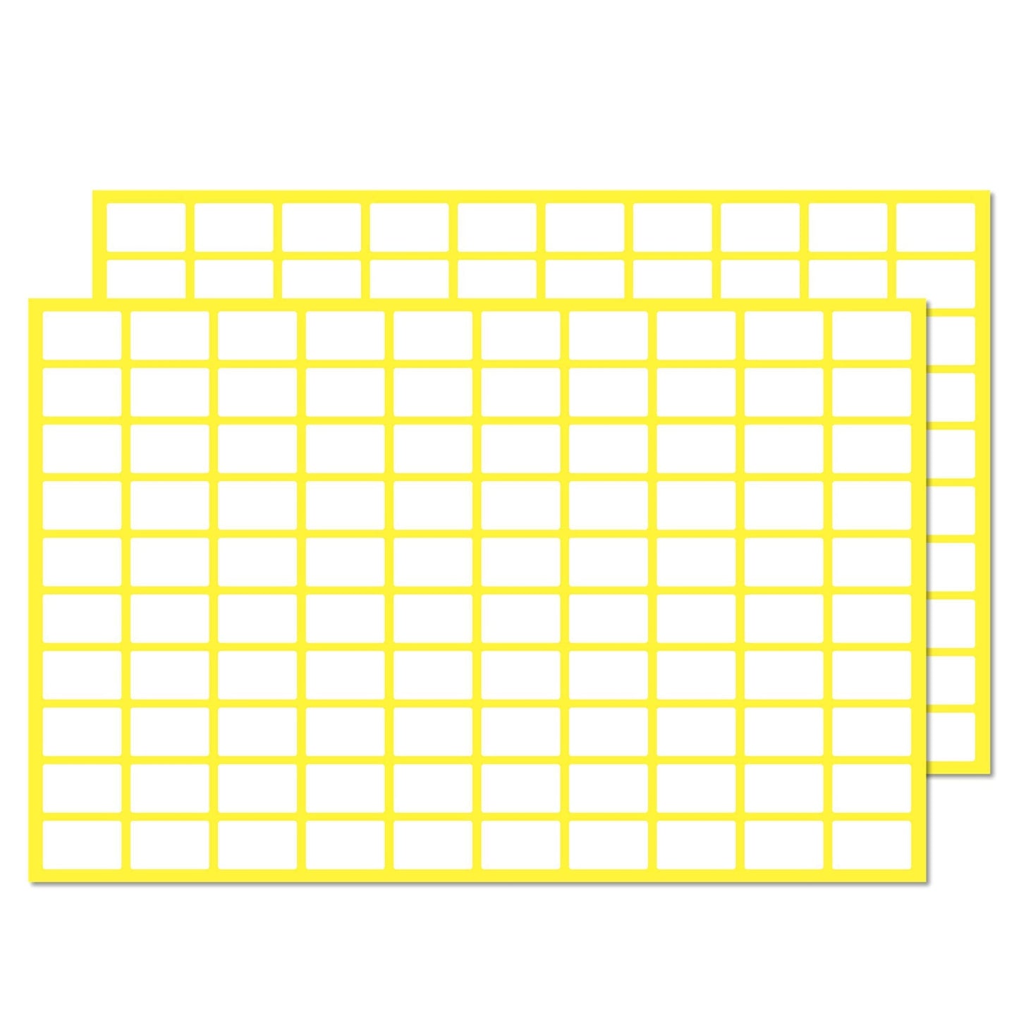 0.5" x 0.3", 2000 Pack - Small Price Stickers, White Label Stickers to Write On
