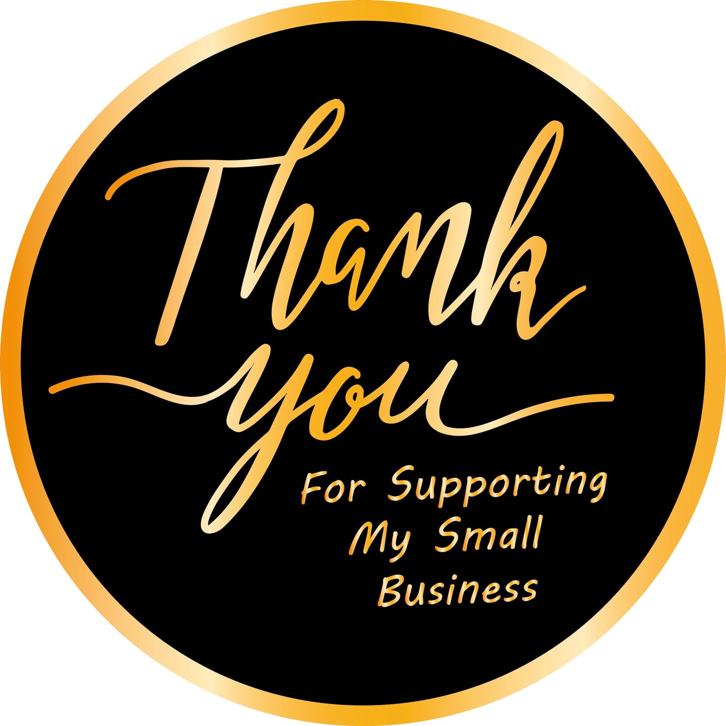 Thank You Stickers 500pcs 2 Inch Thank You for Greeting Stickers PP Metallized Based Label Stickers 4 Different Designs Self Adhesive Label