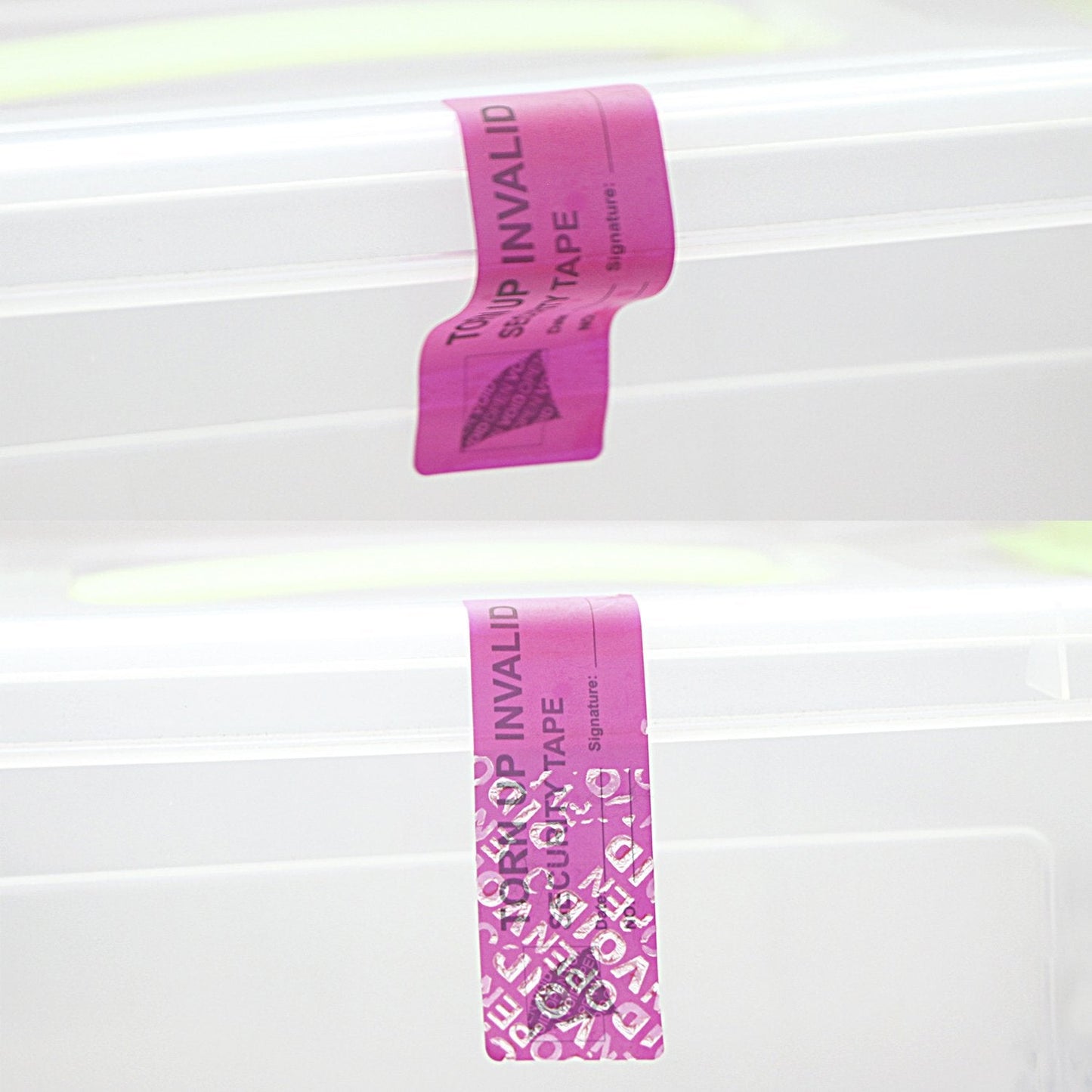 100Pcs Tamper Evident Security Void Stickers1x3 inch Red No Transfer No Damage to Protected Item Tamper Proof Labels Safety Torn up Invalid Seals Tape 1x3 inch
