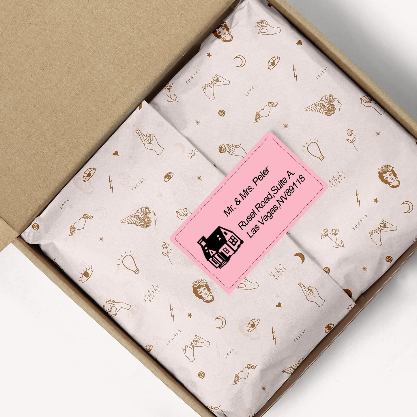 2.25" x 1.25" Pink Direct Thermal Labels, Replacement for Self-Adhesive Address Shipping Barcode Thermal Stickers, Compatible with Rollo & Zebra Thermal Label Printer(1 Roll, 1000 Labels) Pink 1 2.25" x 1.25" | 1 Roll