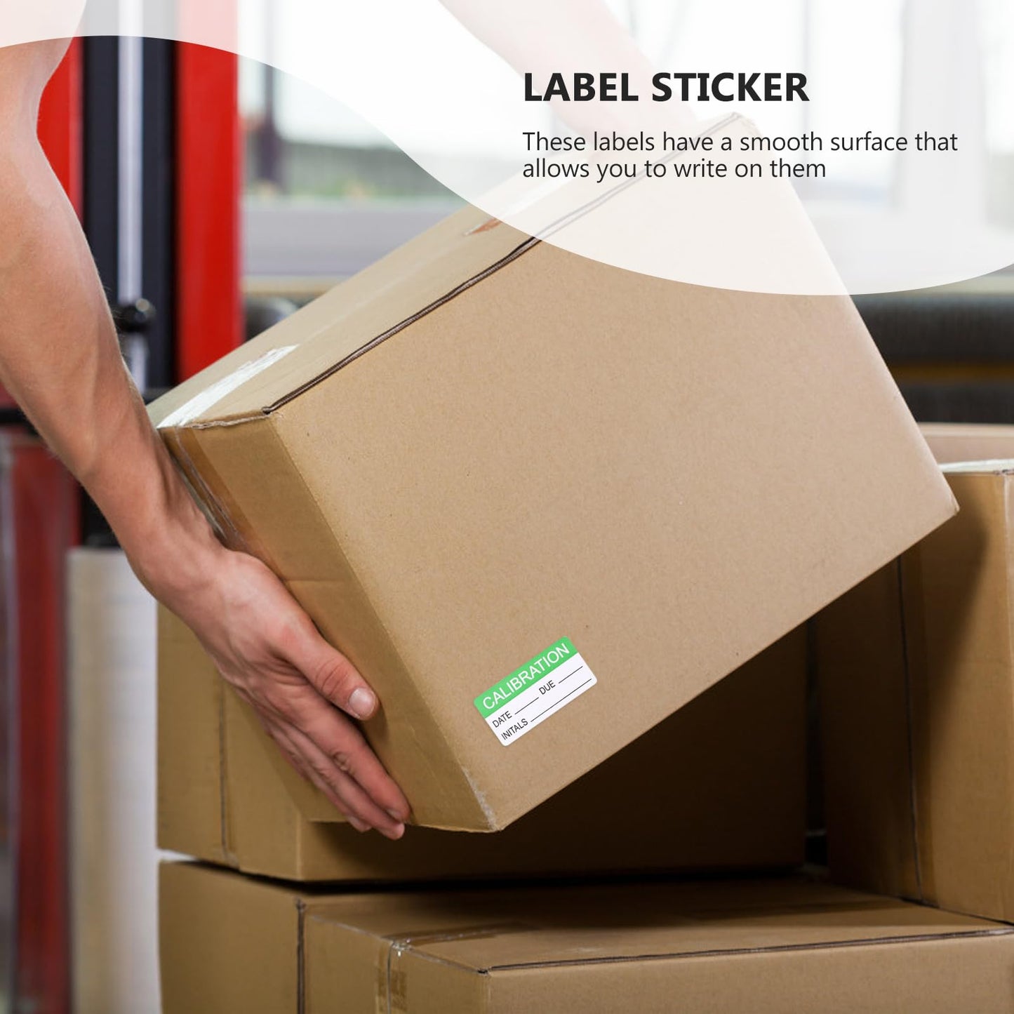 1 Roll/300pcs Green Calibration Stickers - Quality Control Adhesive Labels for Laboratory and Industrial Use - Permanent Self-Adhesive, Easy Identification, 2.36 X 2.16 Inches