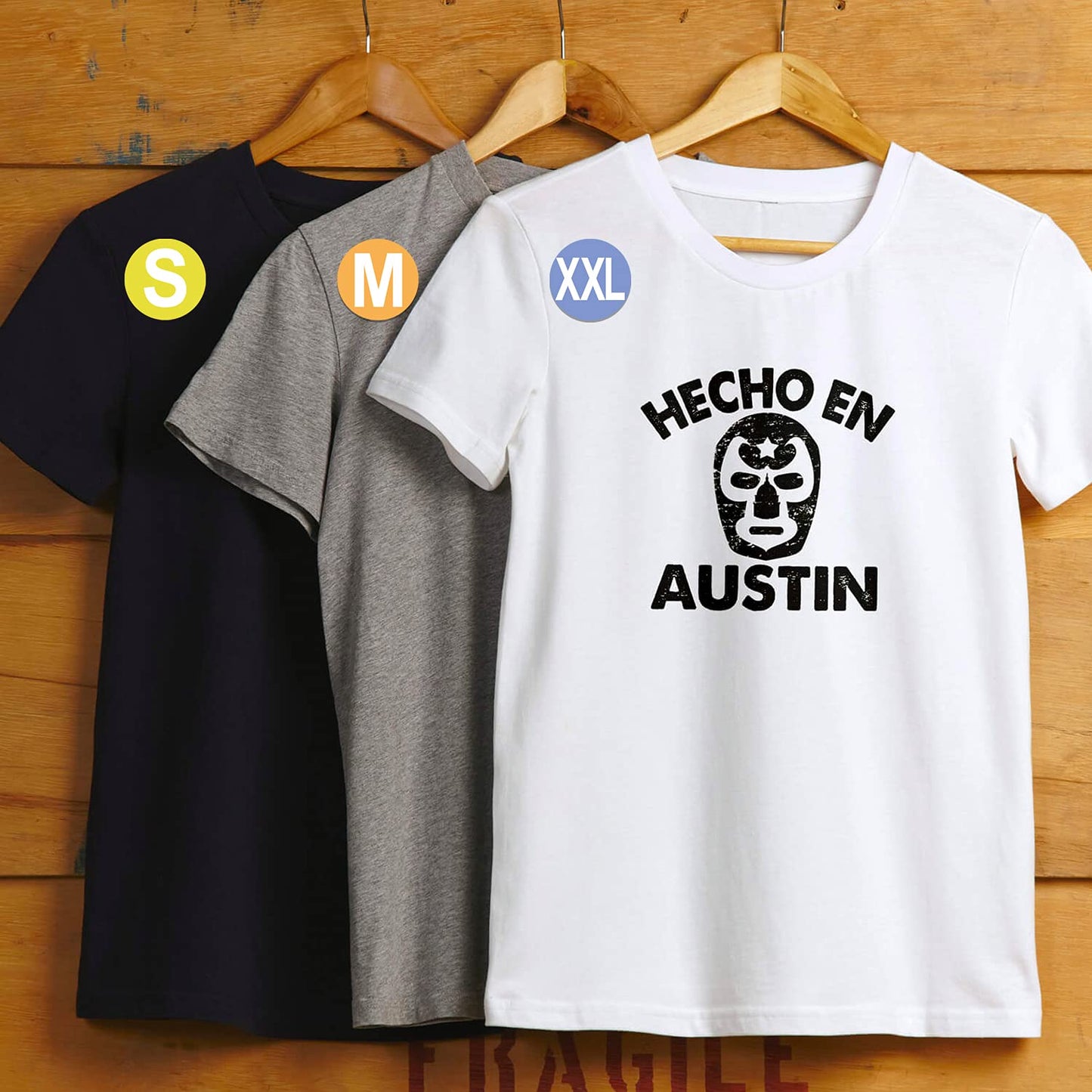 3500 Pcs Clothing Size Sticker Labels, 7 Rolls 1" Colorful Coded Adhesive Labels Round Size Stickers for Clothing T Shirts Retail, 7 Sizes