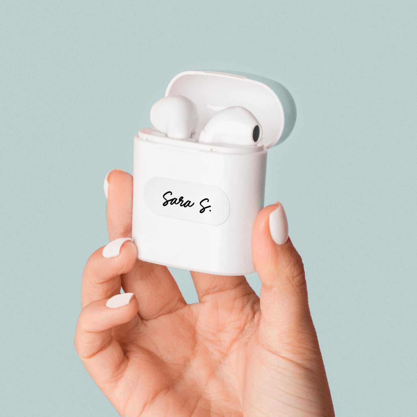ThreeKin Waterproof Labels for Bottles & Containers - 72 Custom Stickers | All-Purpose & Personalizable | Dishwasher, Freezer & Microwave Safe | BPA-Free | USA-Owned (White) White