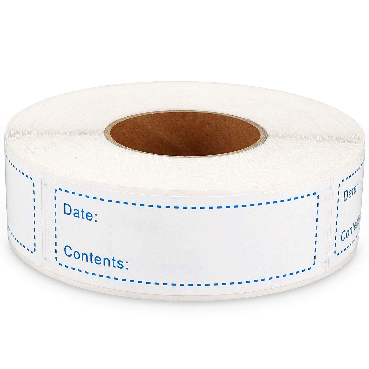 Removable Freezer Labels for Food Storage Blue 1x3inch 500pcs