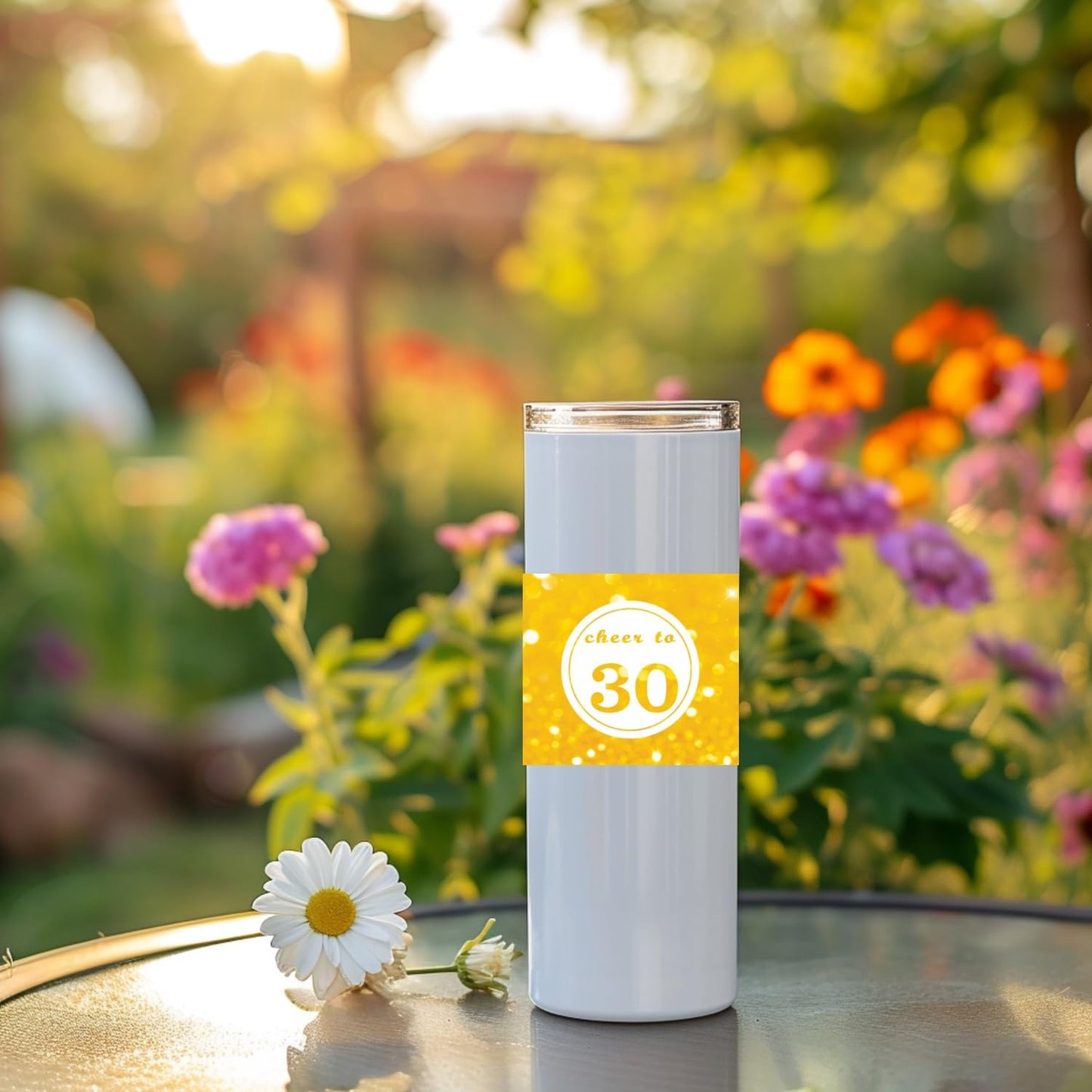 32 Pces Cheer To 30 Water Bottle Labels Happy 30th Birthday Party Bottle Stickers, Waterproof 30 Year Old Bottle Wrap Around Stickers Thirty Anniversary Party Decorations, 3oth Bottle Decor