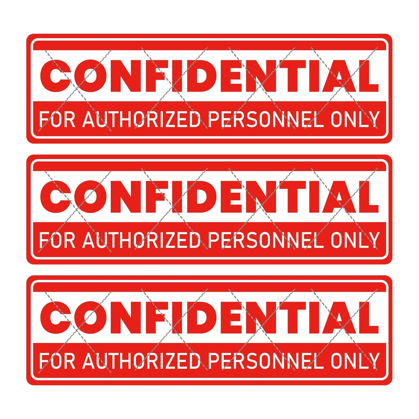 Red Confidential Sticker File Folder Chart Label 1 x 4 Inch - Confidential Tamper Evident Stickers Top Secret Stickers Confidential Labels File Handling Instructions Stickers Labels 500 Pcs