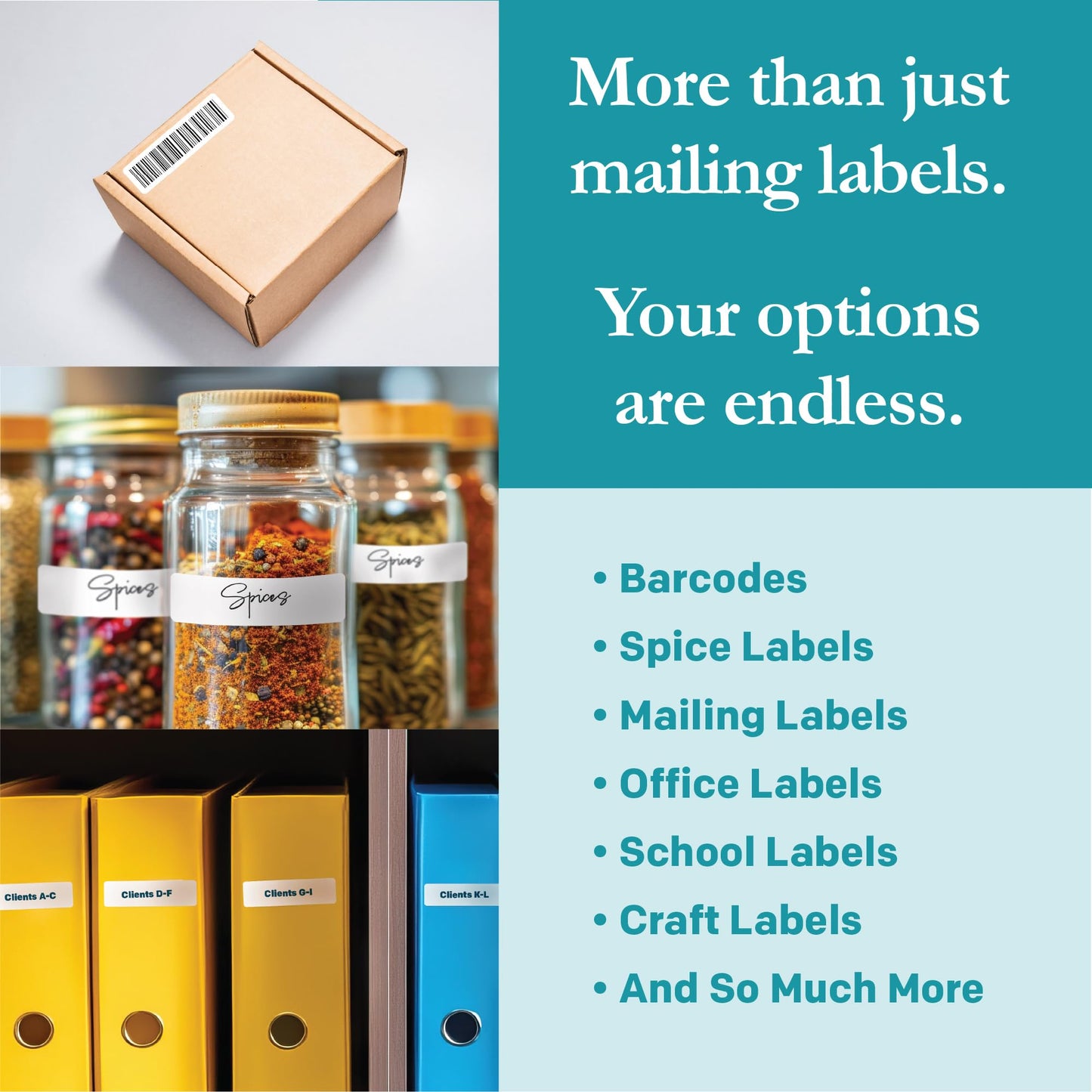 Premium Label Supply White Sticker Return Address Labels – 1.75" x .5" – Laser/Inkjet Compatible – (80 per Sheet), 25 Sheets – 2000 Total Adhesive Labels 2000 Labels