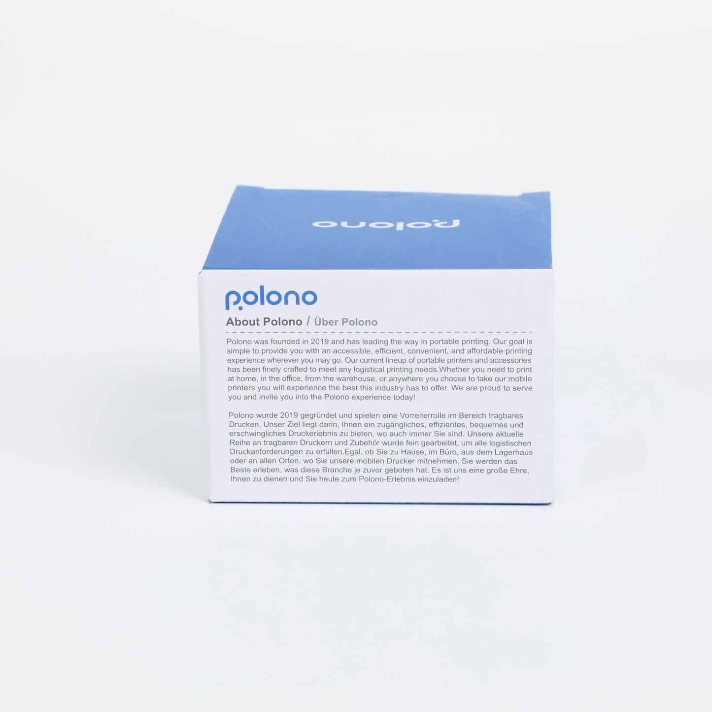 POLONO Genuine 2" White Circle Direct Thermal Labels, Self-Adhesive Thermal Stickers Labels, Thermal Printer Labels for Address, Compatible with POLONO PL80E, PL70E and PL60 Label Printer (750 Labels)
