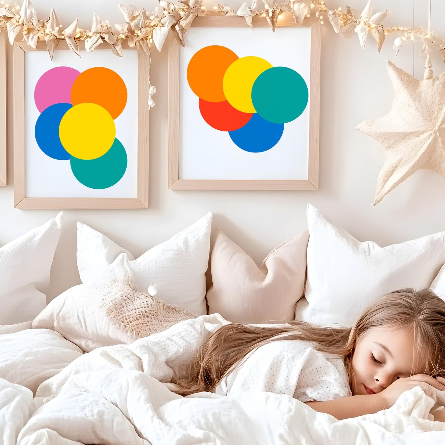 1" Color Coding Round Dot Stickers, 3000 Pcs Blank Colored Circle Dot Sticker Labels, Self-Adhesive Colorful Coding Labels Stickers for Classroom, Office, Home, Yard Sales, Toddler Learning, Crafts