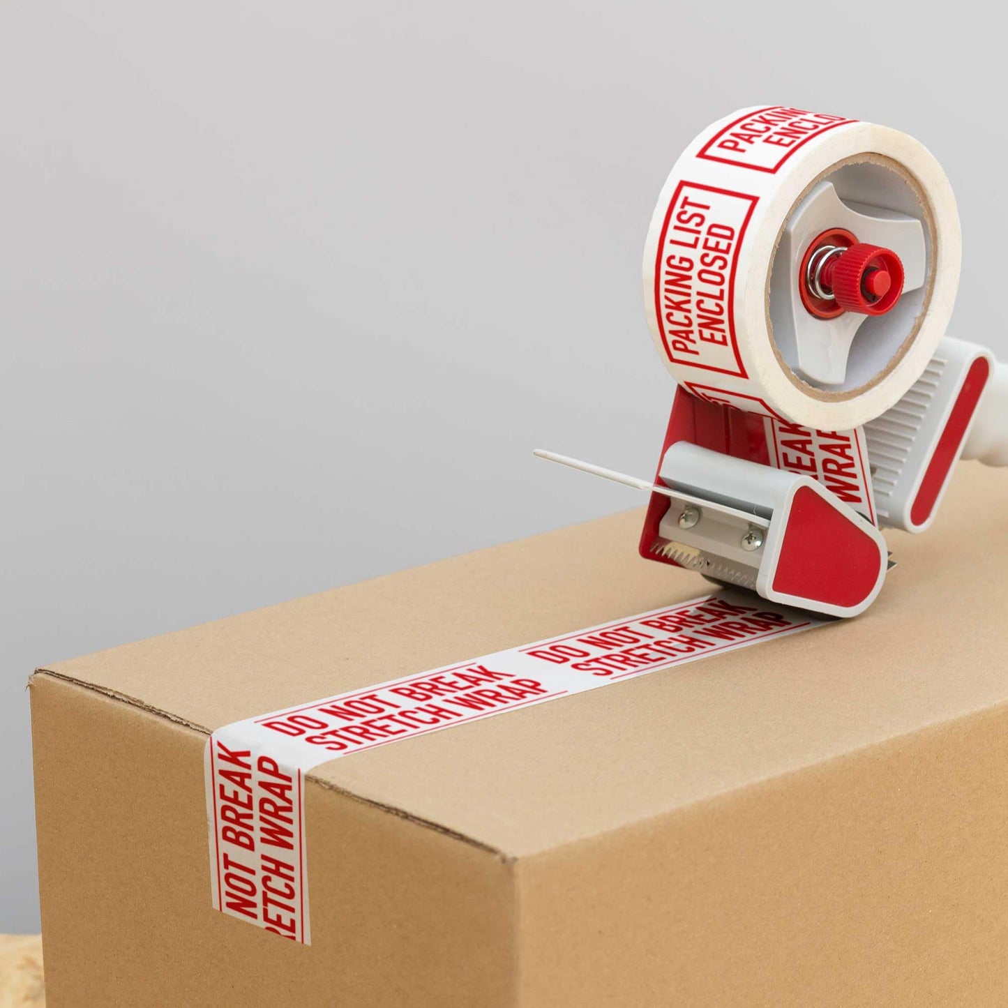 Warning Label Tape for Shipping, Caution Packaging Tape Roll for Parcel, Package, Cardboard, Boxes, HotMelt Sealing Packing Printing Tape 2" x 110 Yard (per roll) (DO NOT Break) DO NOT BREAK