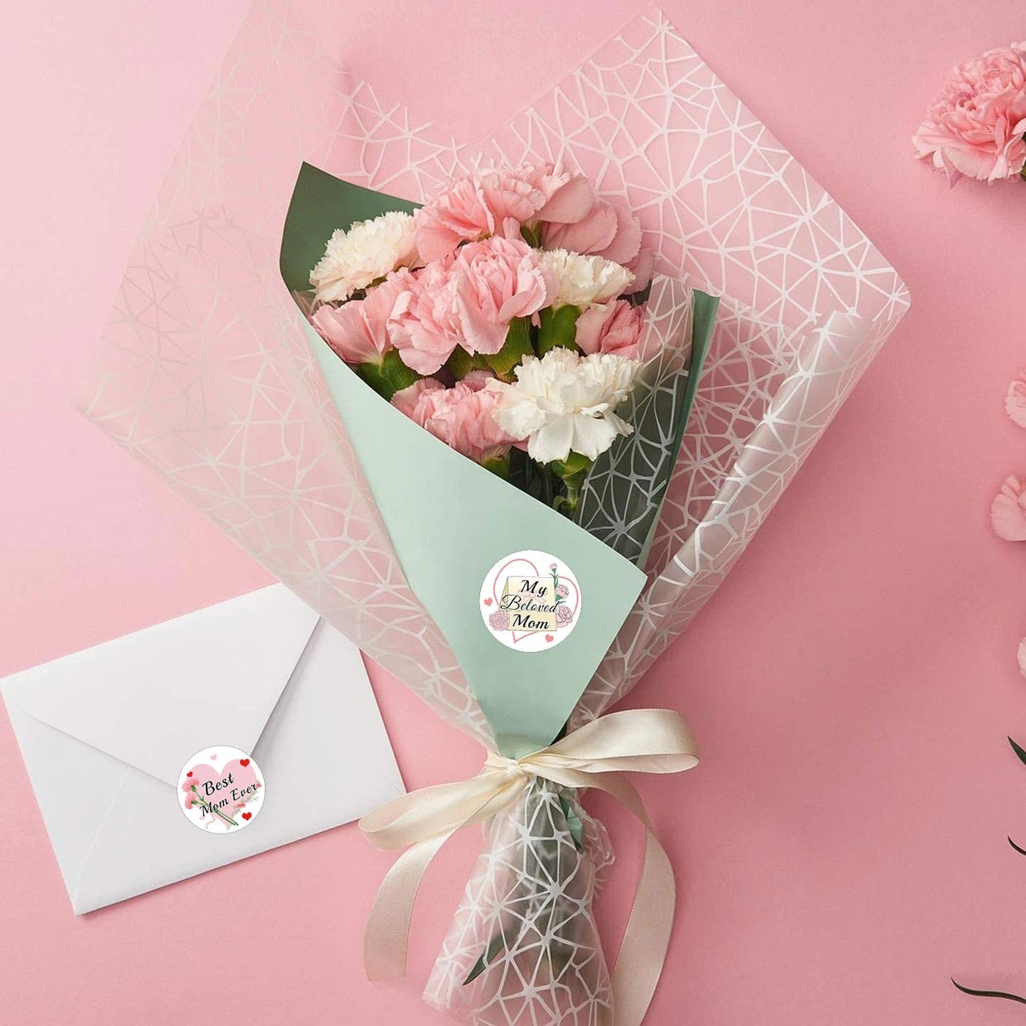 270Pcs 2 Inch Happy Mother's Day Stickers Labels Floral Mother's Day Round Labels Mother's Day Envelope Seals Stickers Best Mom Ever Decal Presents Party Favor Flowers Cookies Decorations ,9 Designs