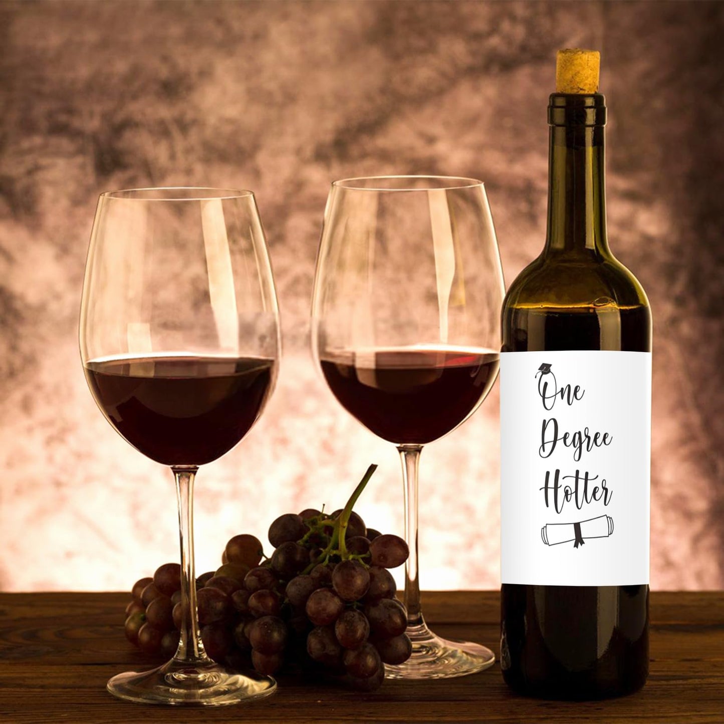 24 Pcs Funny Appreciation Gifts Wine Labels Thank You Wine Bottle Stickers Beyond Grateful Wine Labels for Bottles Gifts for Women Men