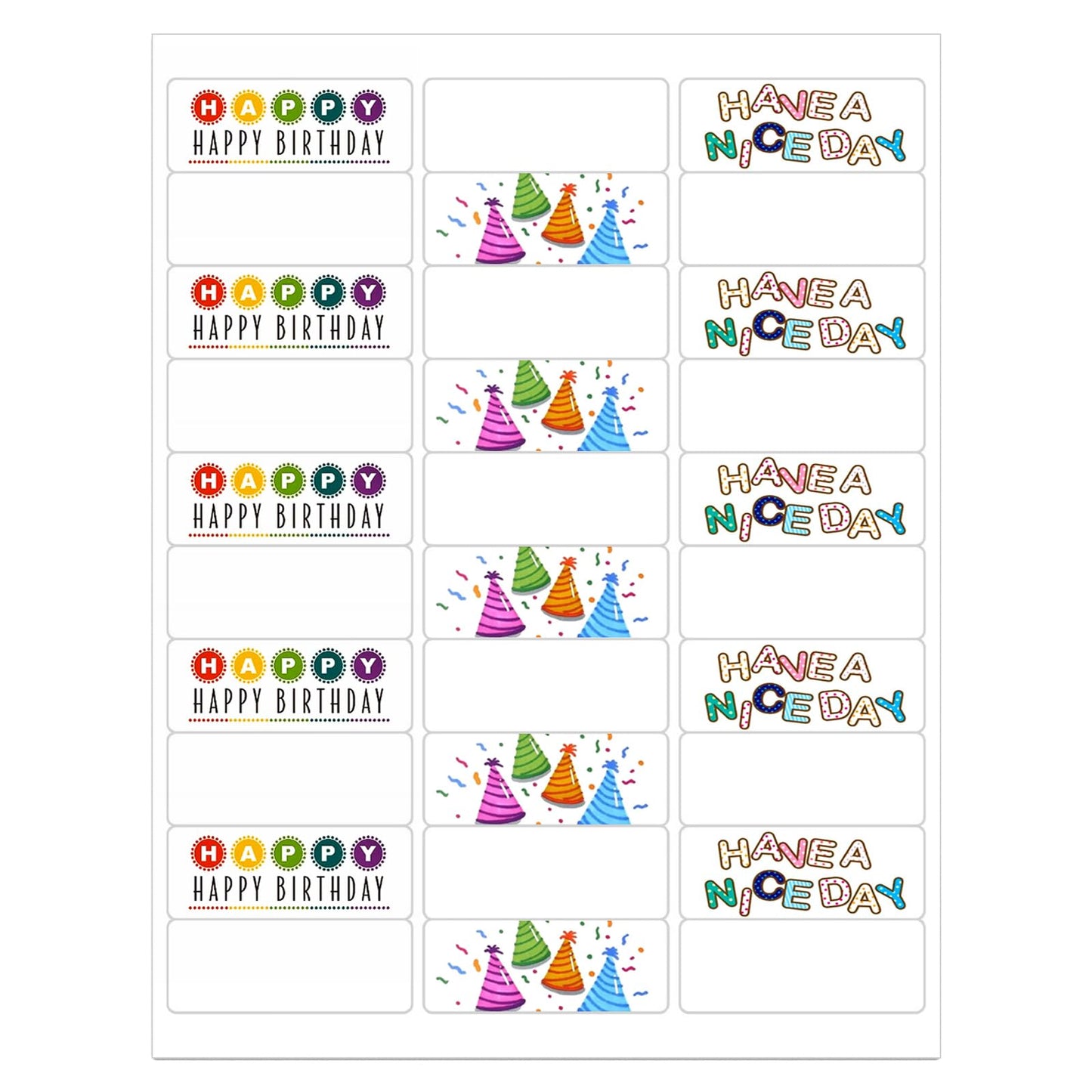 3000 Labels 100 Sheets 1" x 2-5/8" Address Label Sticker for Laser & Inkjet Printer - 30 Per Page Mailing Labels for Packages Adhesive, 30-up Return Address Labels 1" x 2-5/8" - 30 Per Page | 3000 Labels