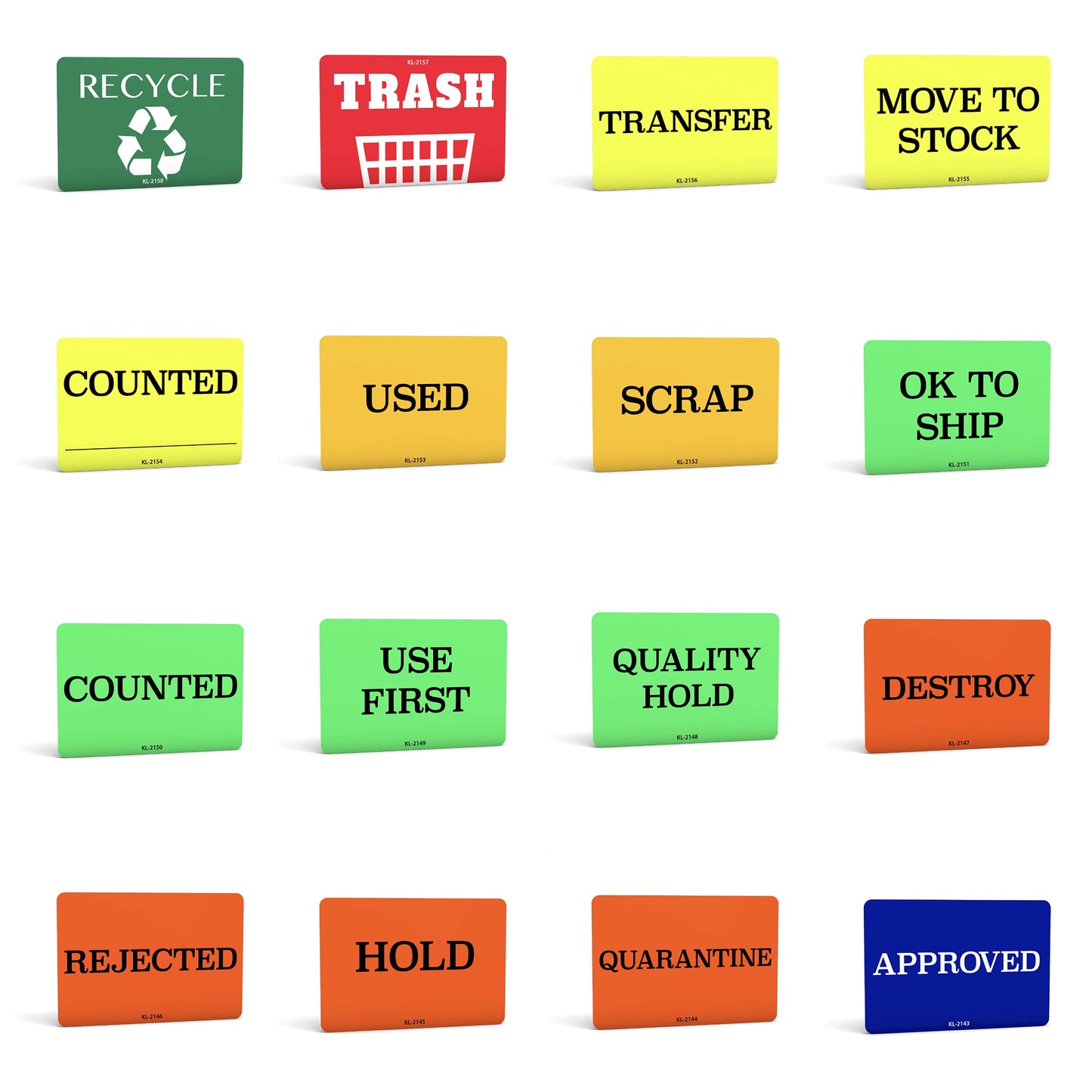 Scrap Labels - 500 3" X 2" Scrap Stickers - Inventory Control and Handling Adhesive 500 Permanent Adhesive Labels Per Roll Made in The USA and Fully Biodegradable (1) 1