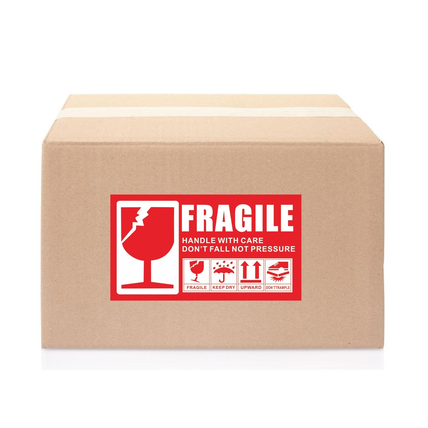 500 Pcs 3.5X2 Inch Fragile Stickers for Moving Shipping,Fragile Labels for Shipping Moving,Permanent Adhesive Shipping Stickers