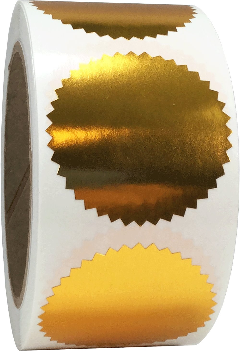 Metallic Bronze Envelope Seals Starburst Color Coding Labels Certificate Award Stickers 2 Inch Round Circle Dots 500 Total Adhesive Stickers On A Roll Metallic Bronze
