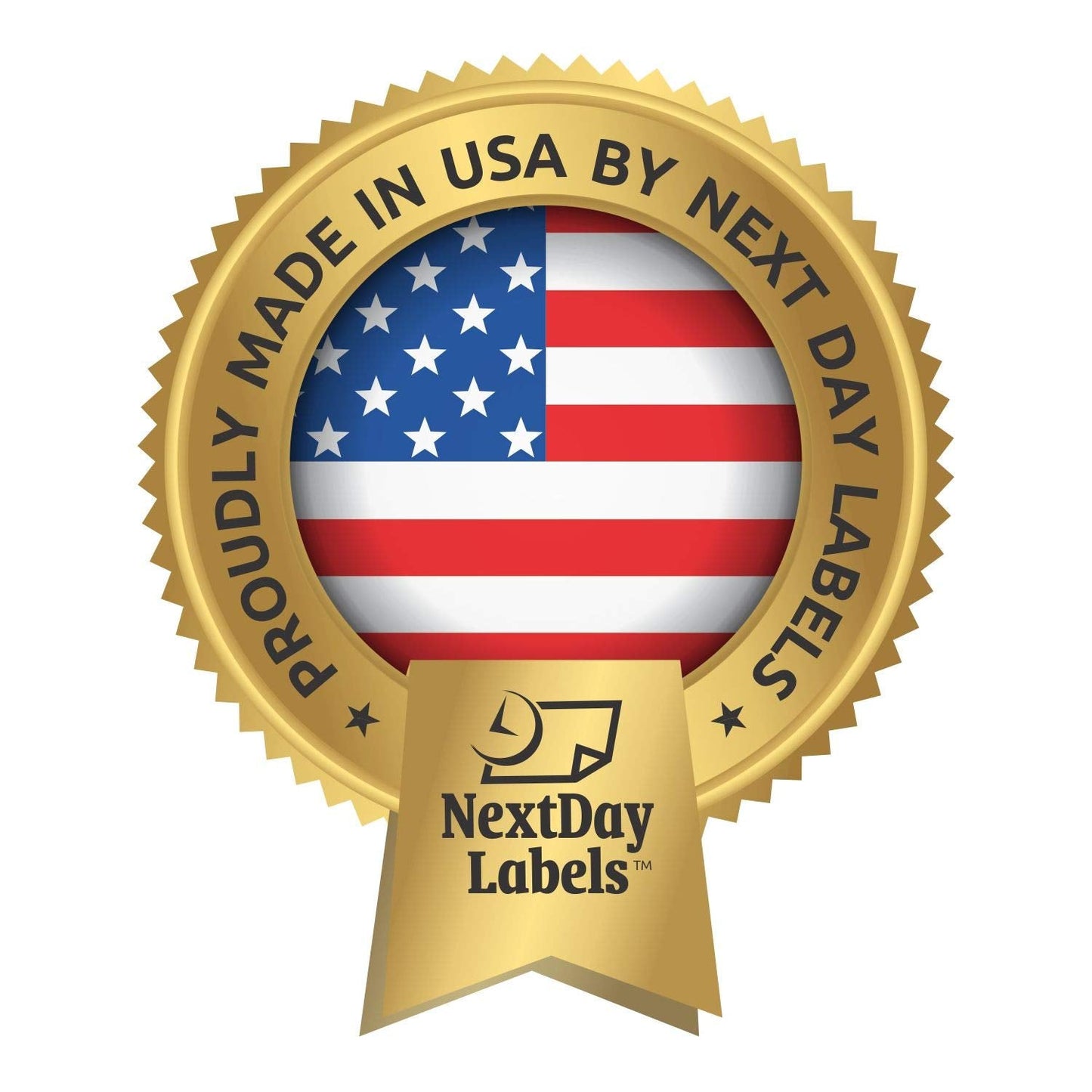 NextDayLabels - Clear Retail Package Seals, Round Circle Wafer Stickers, 500 Per Roll (3") 3" Clear Label