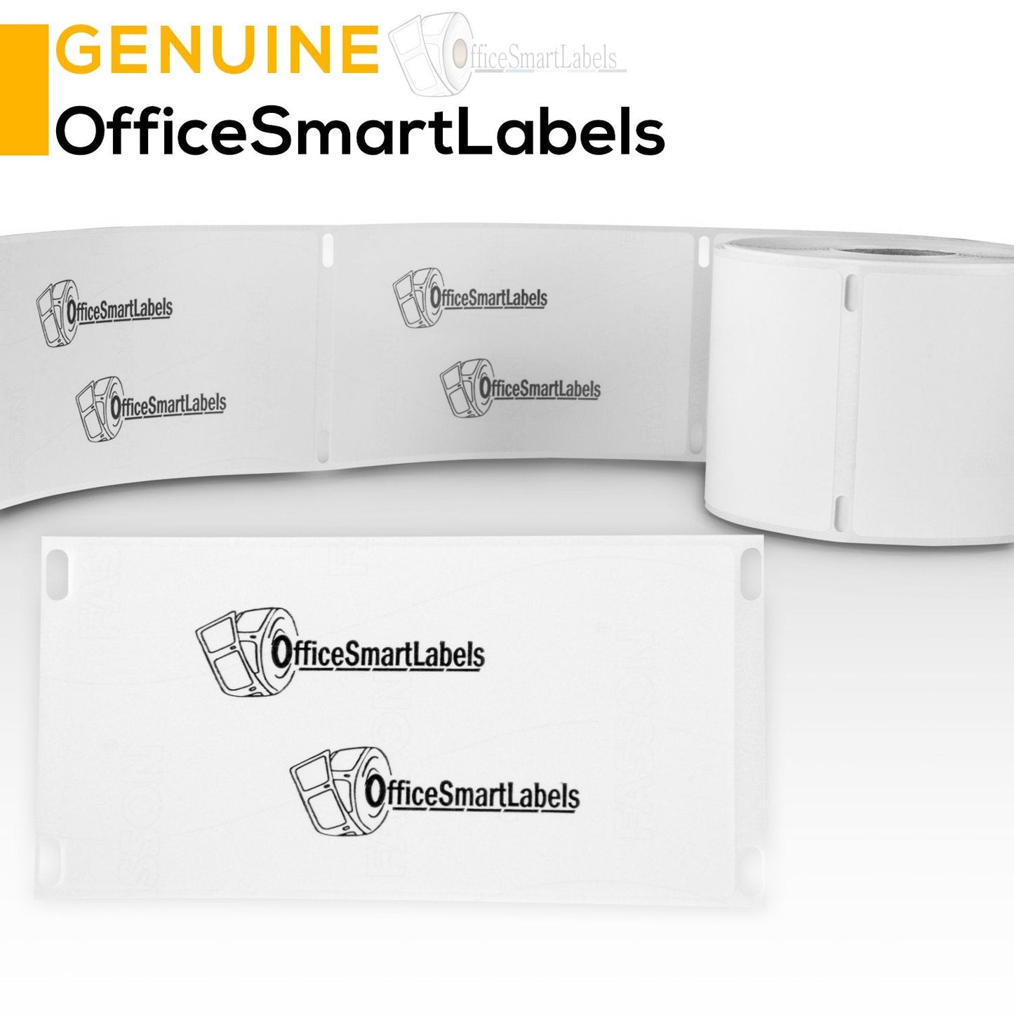 OfficeSmartLabels 3/4 x 2 inch Multipurpose/Return Blank Address Labels, Compatible with 30330 (2 Rolls / 500 Labels Per Roll)