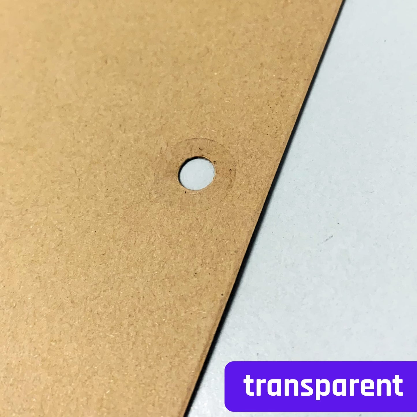 2000 Pack, Clear Hole Reinforcement Stickers, Transparent - 0.25"