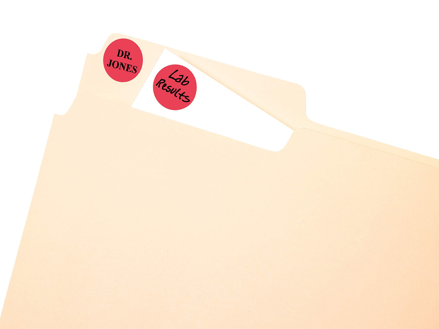 Avery Print/Write Self-Adhesive Removable Labels, 0.75 Inch Diameter, Red, 1008 per Pack (5466) 1 pack
