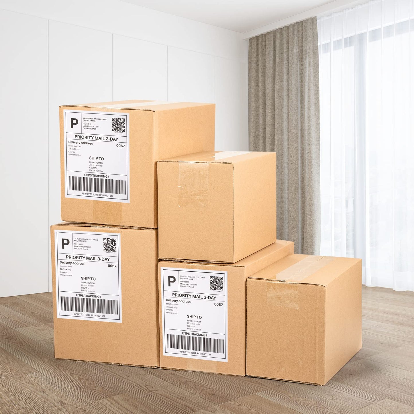 Address Sheet Labels 1" x2-5/8 Self Adhesive Sticker Shipping Labels (50 Sheets,1500 Labels) 50