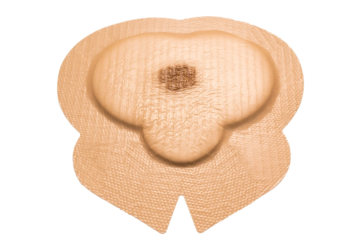 Areza Medical - Silicone Foam with Super-Absorbent Layer - Wound Dressing - Waterproof - with Adhesive Border - Sterile - Designed for Sacral Wounds - 9.1" x 10.2" - 10 PCS per Box 9.1" x 10.2", 10 PCS