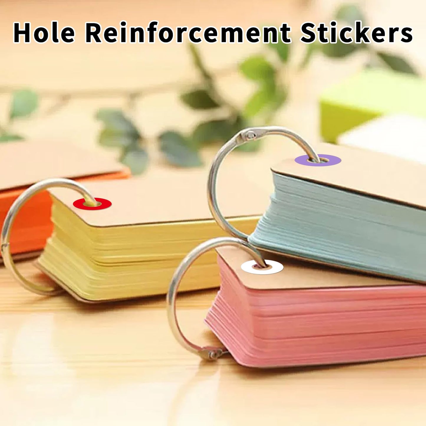 Hole Reinforcement Stickers Labels,Clear,Pack of 2880 Clear 2880 pack