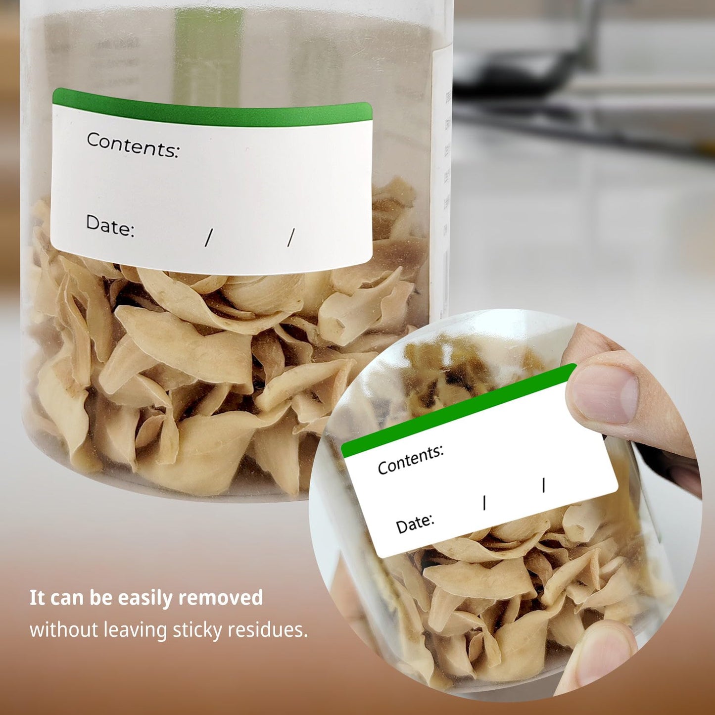 200 Pcs Freezer Labels Easy Peel Off, Food Labels Stickers, No Sticky Residue Refrigerator Date Labels Stickers (Multicolor) 200 Pcs Multicolor