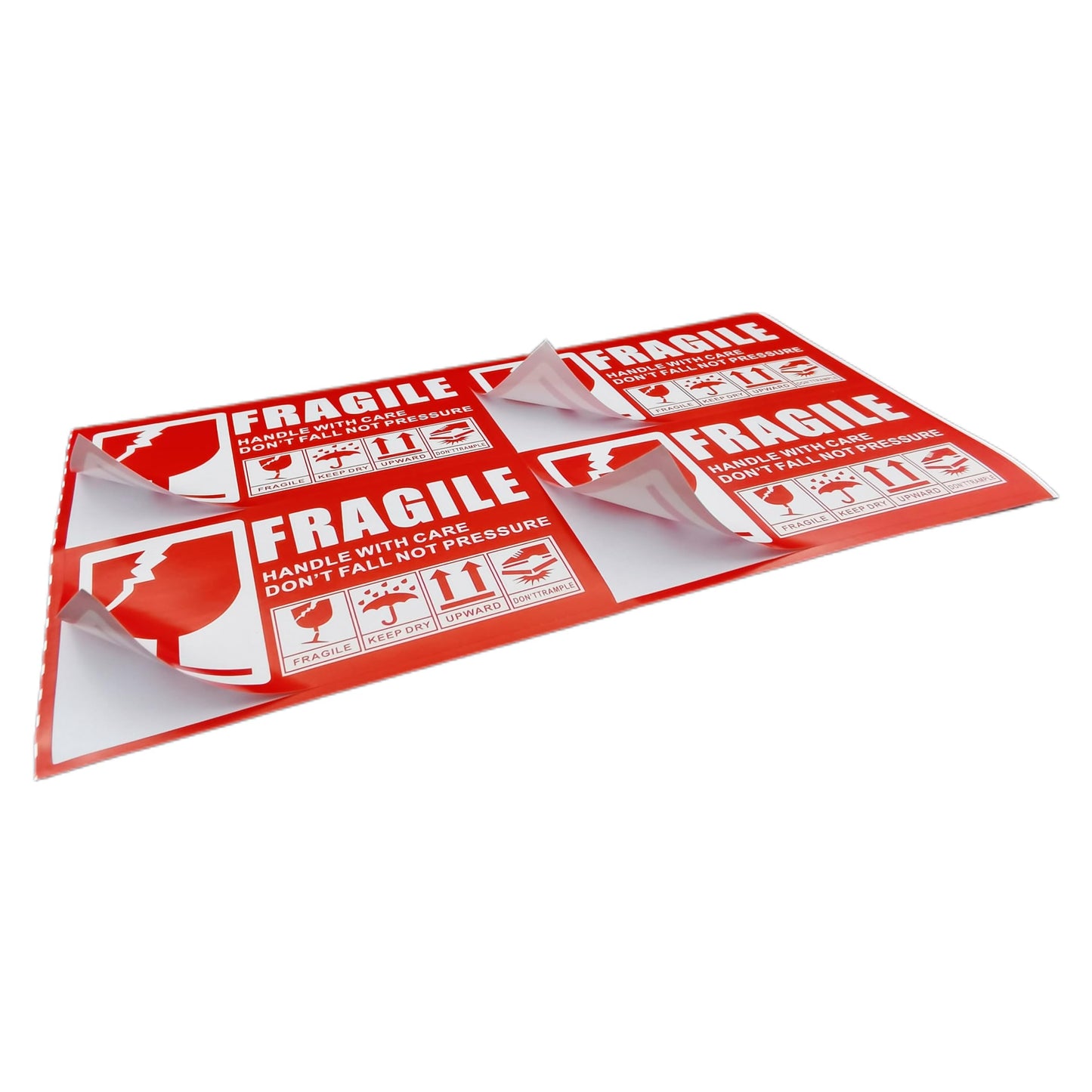 500 Pcs 3.5X2 Inch Fragile Stickers for Moving Shipping,Fragile Labels for Shipping Moving,Permanent Adhesive Shipping Stickers