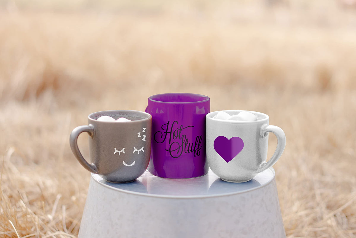 VViViD Violet Gloss 11.8 Inches x 84 Inches (7 Feet) DECO65 Permanent Adhesive Craft Vinyl for Cricut, Silhouette & Cameo 7ft x 11.8" Roll
