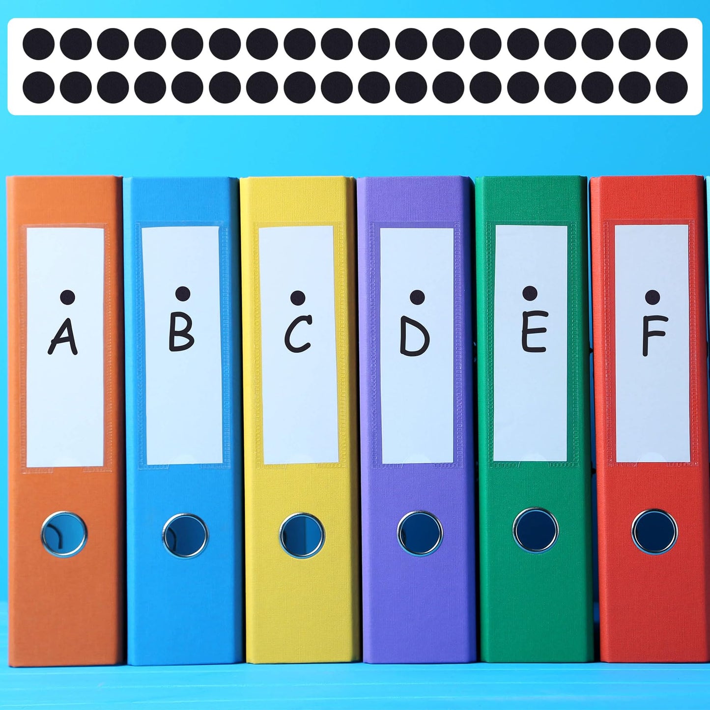 936 PCS 1/4 Inch Black Dot Stickers, Small Circle Stickers, Adhesive Round Dots for Office, Classroom - 2 Sheets