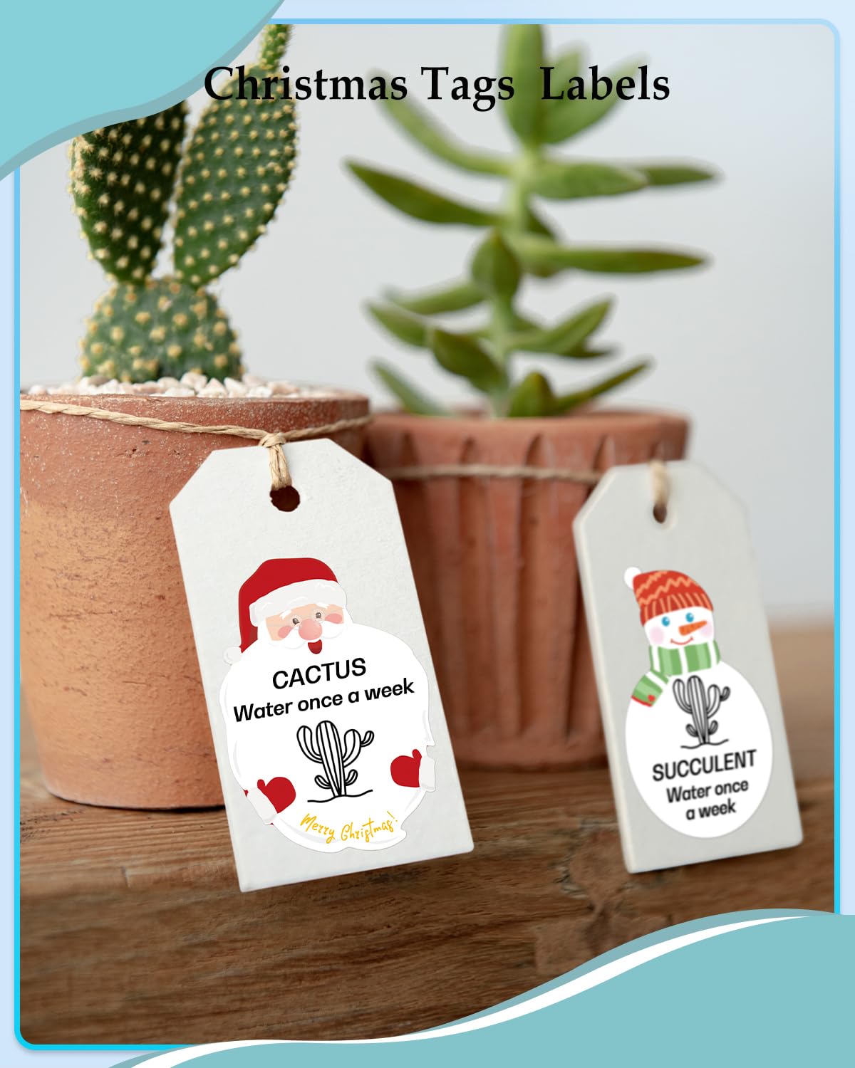 Phomemo Paper with Festival Santa Claus, Festival Tree, Cute Snowman, 1.96"*2.75"(50x70mm), Self Adhesive Festival Thermal Sticker Labels for Phomemo M110/M220/M221/M120/M200 Label Printer,3Roll