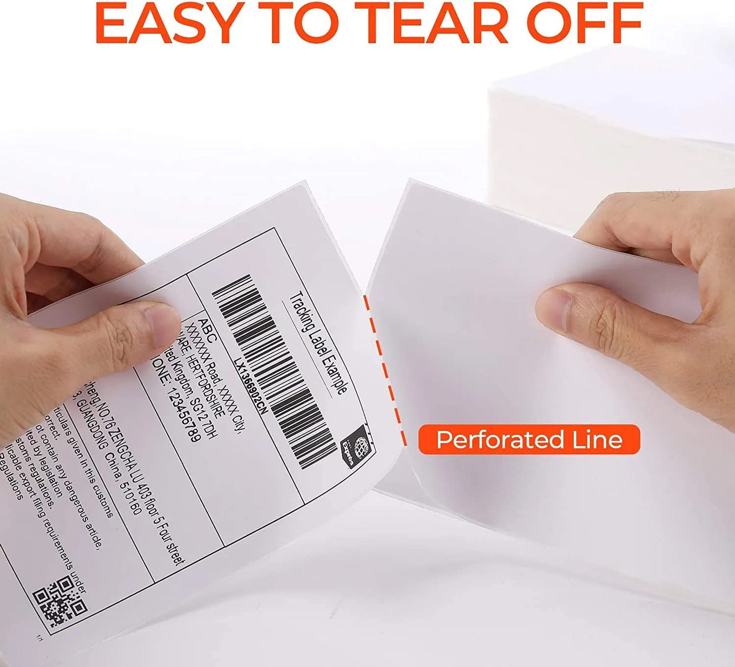 Shipping Labels 4x6 | Strong Adhesive | Compatible with Thermal Printers – 250 Labels/Roll