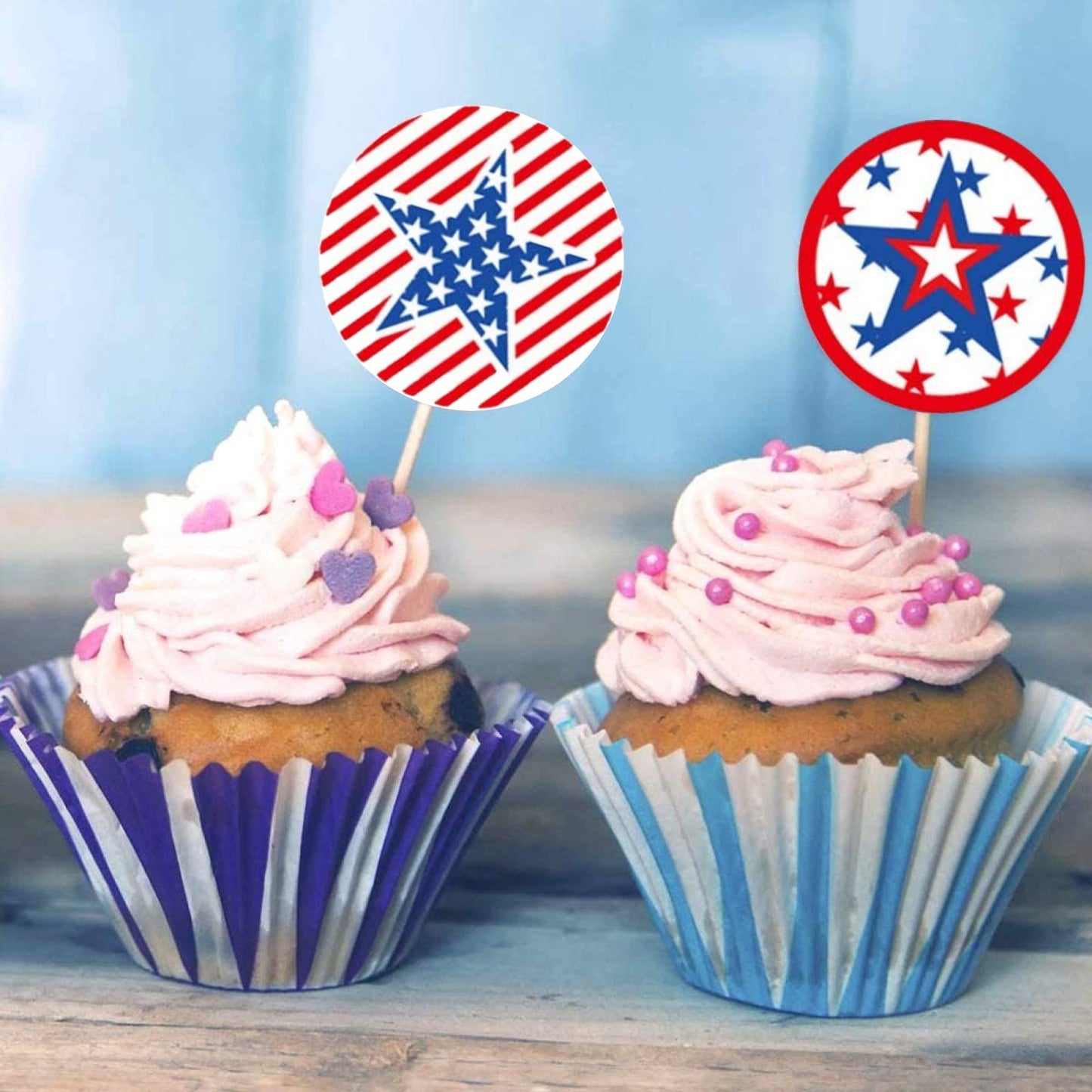 1.5 inches/500 Patriotic Stickers, 8 Designs of American Flag Stickers, 4th of July Stickers for Patriotic Decor Presidents Day Memorial Day Independence Day Labor Day Veterans Day