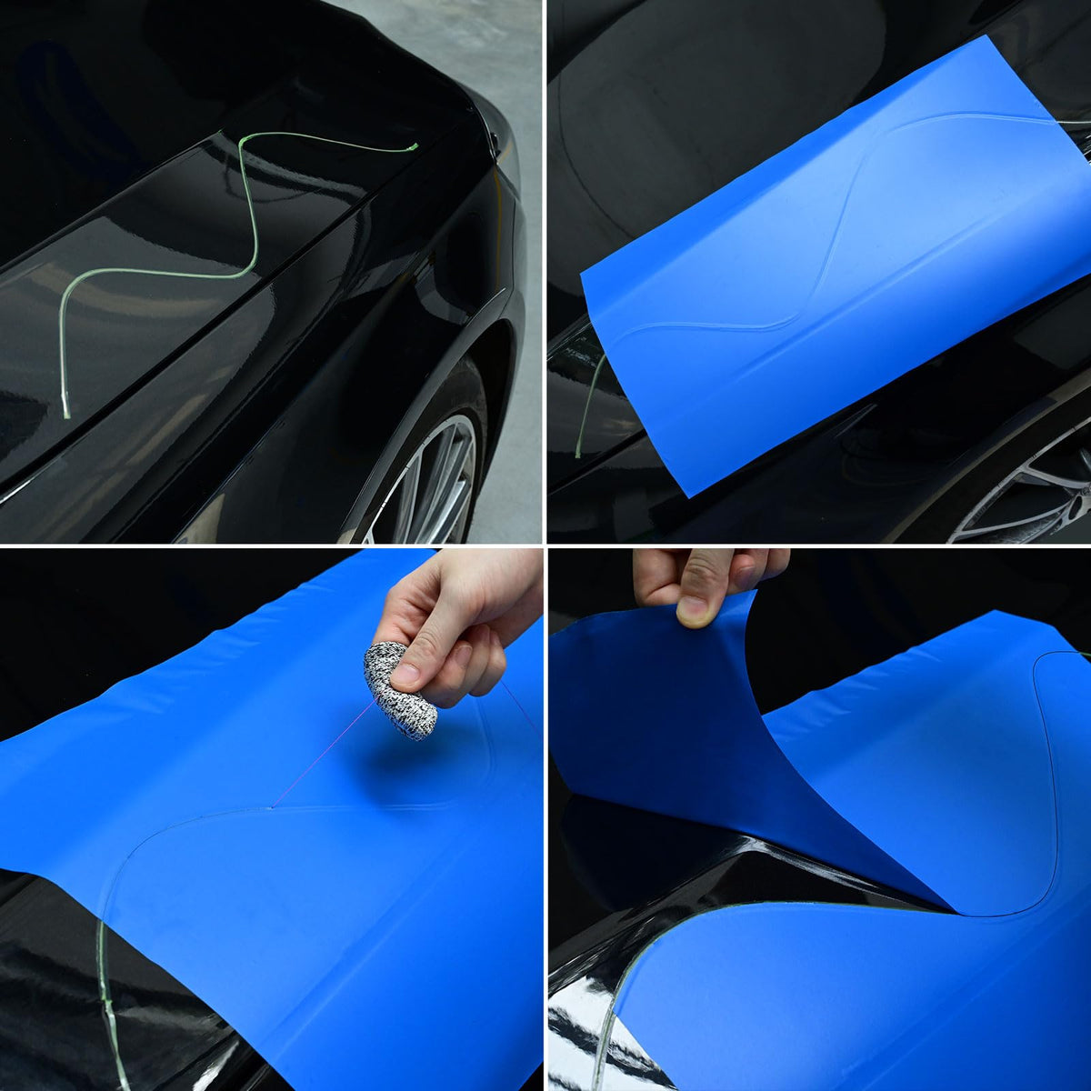 NEWISHTOOL Vinyl Wrap Tool Kit Window Tint Squeegee with Knife Less Wrap Tape for Vinyl Wrap Cutting and Application