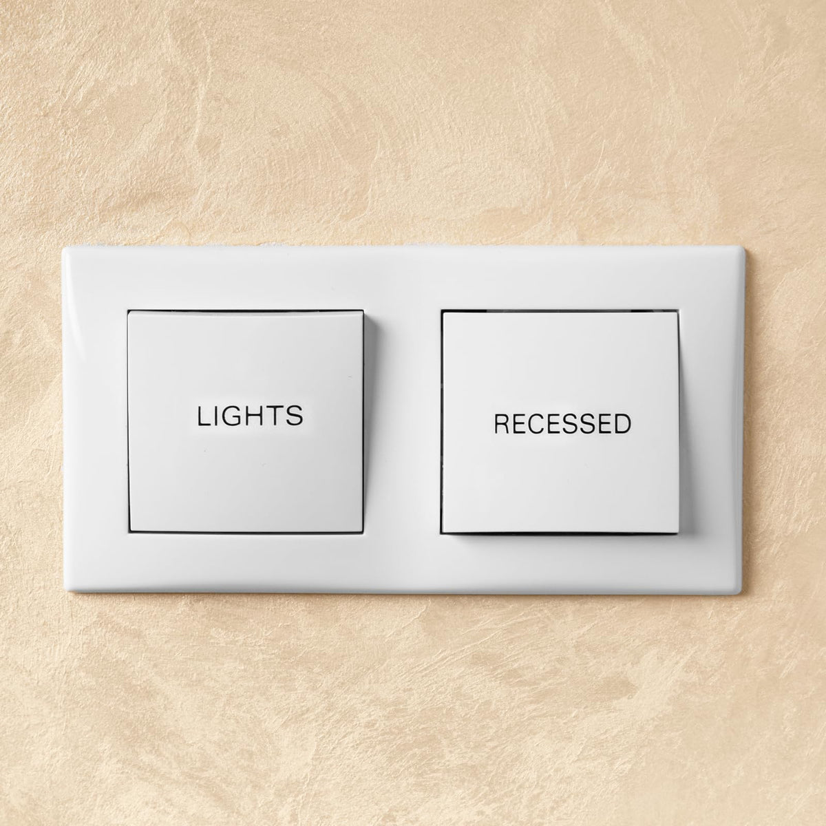 650 PCS Light Switch Labels Transparent Light Switch Stickers Identification Stickers Label for Home Kitchen Bathroom Office