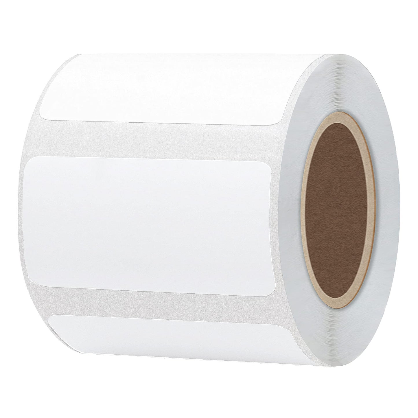 Hybsk 40x20mm Portable Printer Label Paper Multi-Purpose Tear Resistant Direct Thermal Labels Self-Adhesive Stickers Compatible with P50 Label Maker (40x20mm,White Lable,2 Rolls)