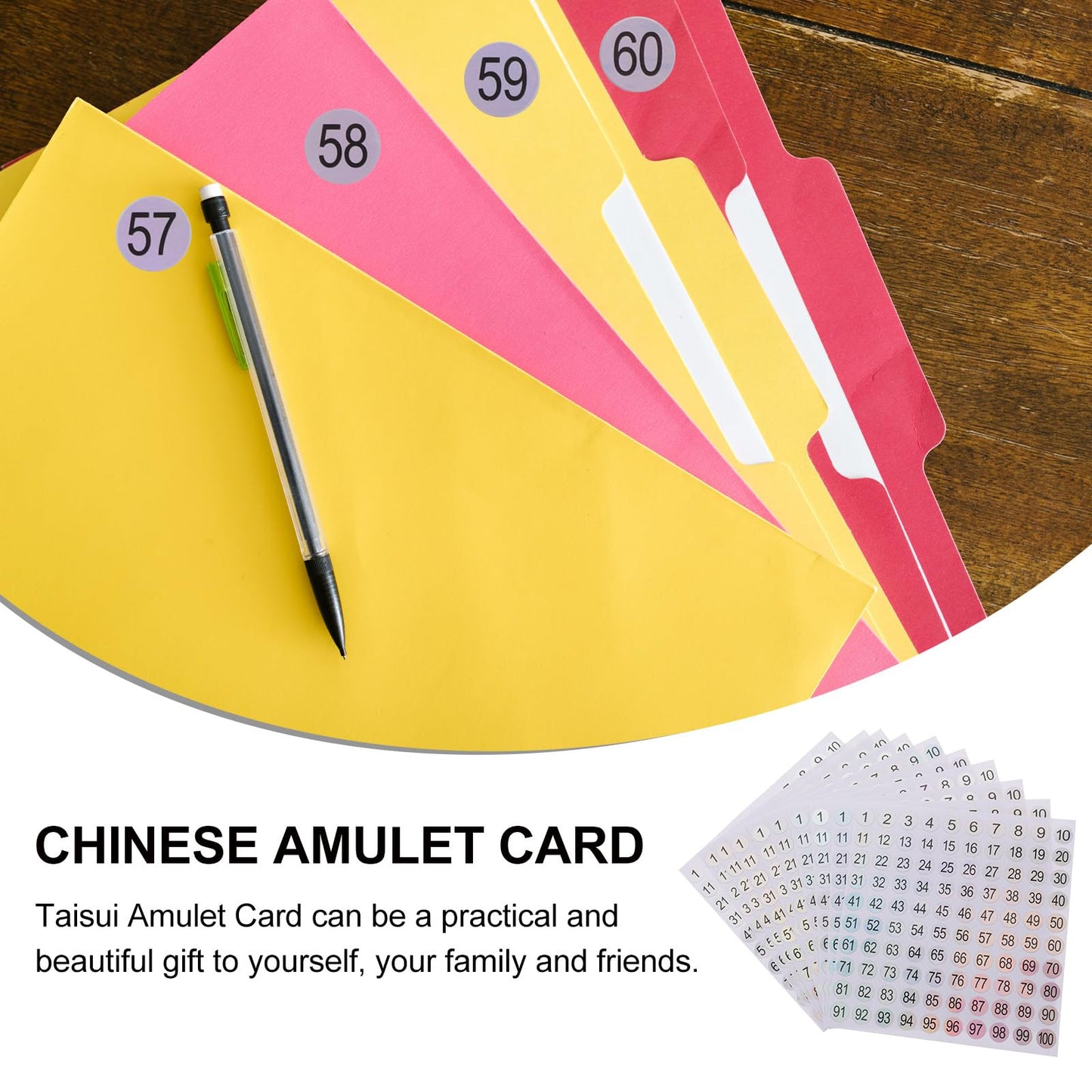 Number Stickers 1-100 Small Round Numbers 5 Sheets Self Adhesive Labels Consecutive Number for Office Home Kitchen Classroom etc All-Purpose Labels, Labels and Stickers