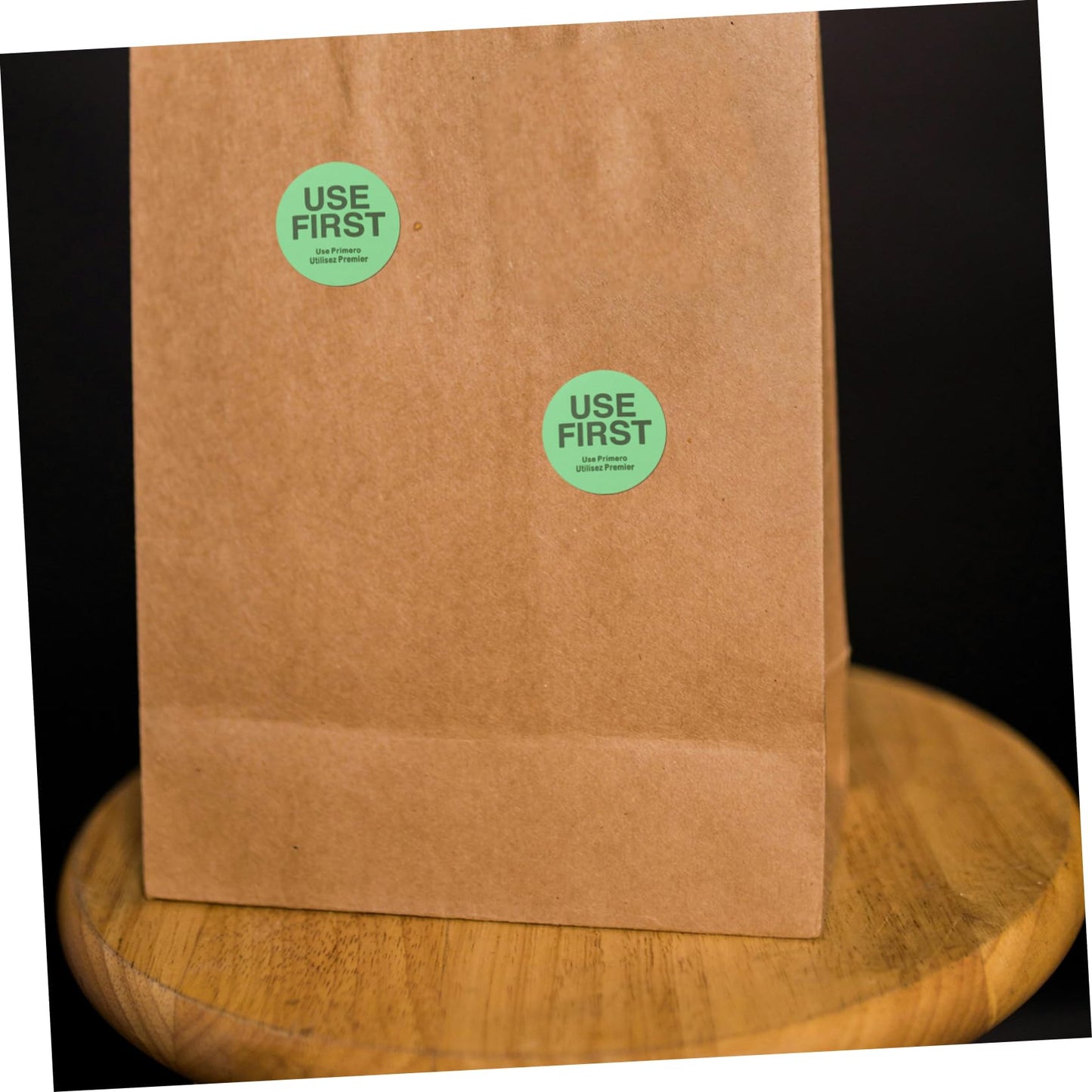 USE First Stickers Restaurant Food Service Labels Kitchen Inventory Control Permanent Labels Adhesive Fluorescent Kitchen Labels