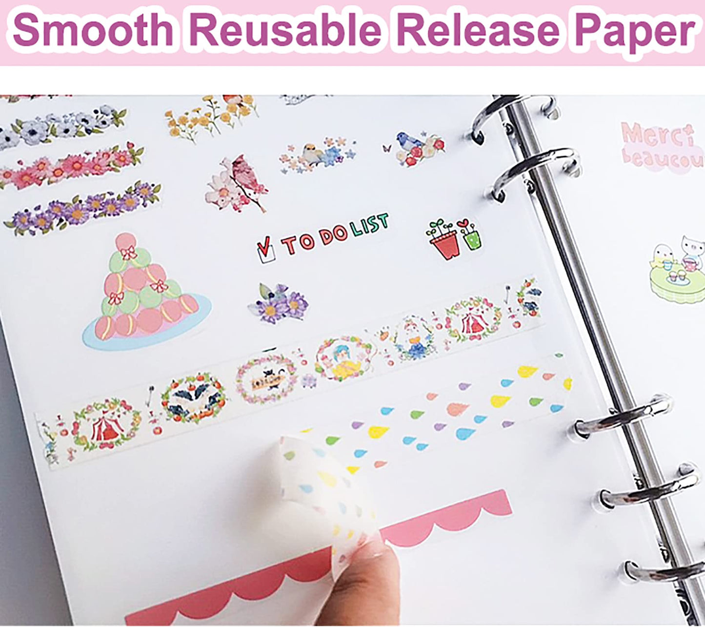 Sticker Collecting Album Reusable Sticker Book PP Frosted Translucent Cover Sticker Album 80 Sheets Blank Sticker Collection Accessories for Collecting Stickers Labels (A5) A5