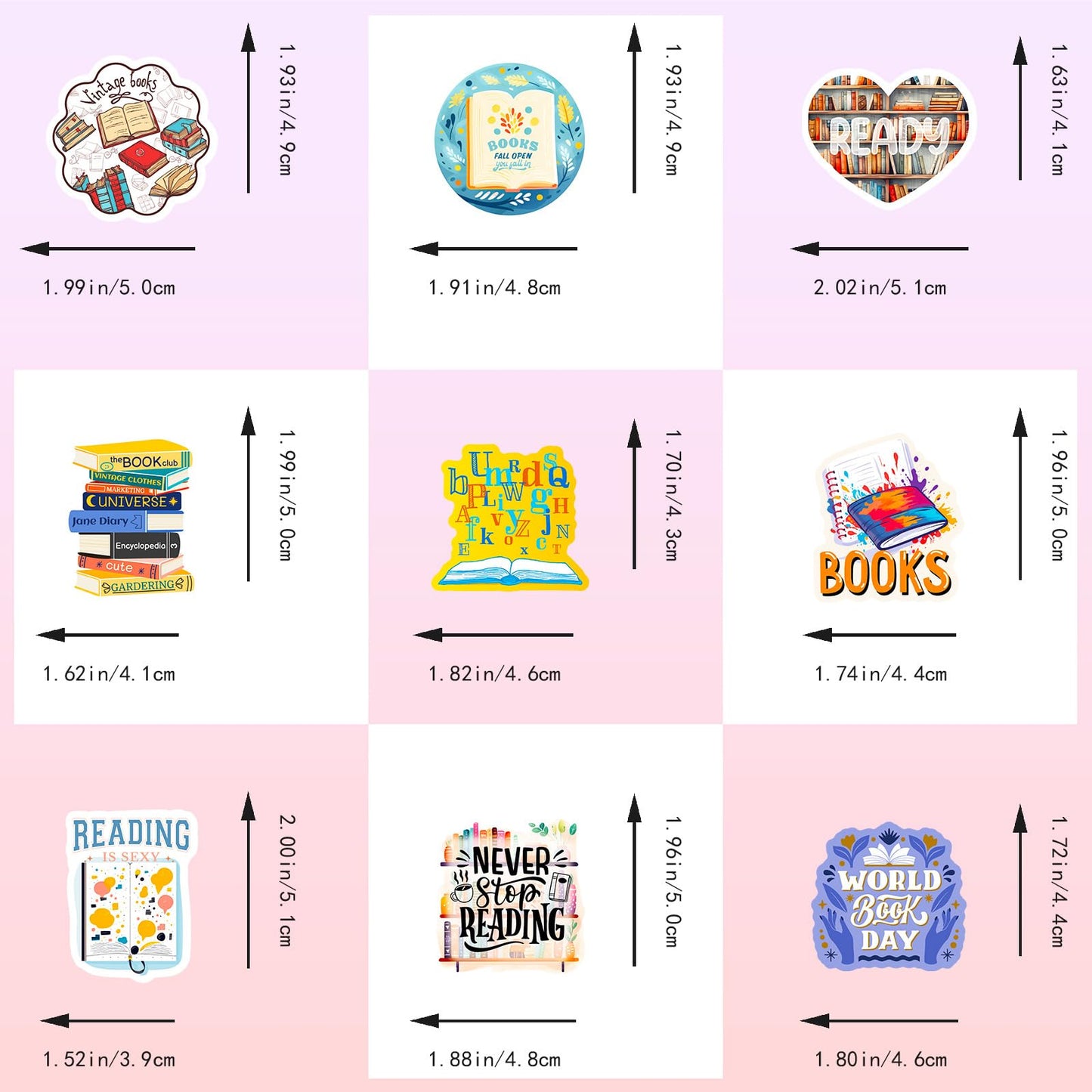Read Across America Day Stickers Lable Stickers Self-Adhesive & Waterproof Stickers Reading Day Stickers for Students Classroom Seals Labels Decals Gifts Wrapping Decoration