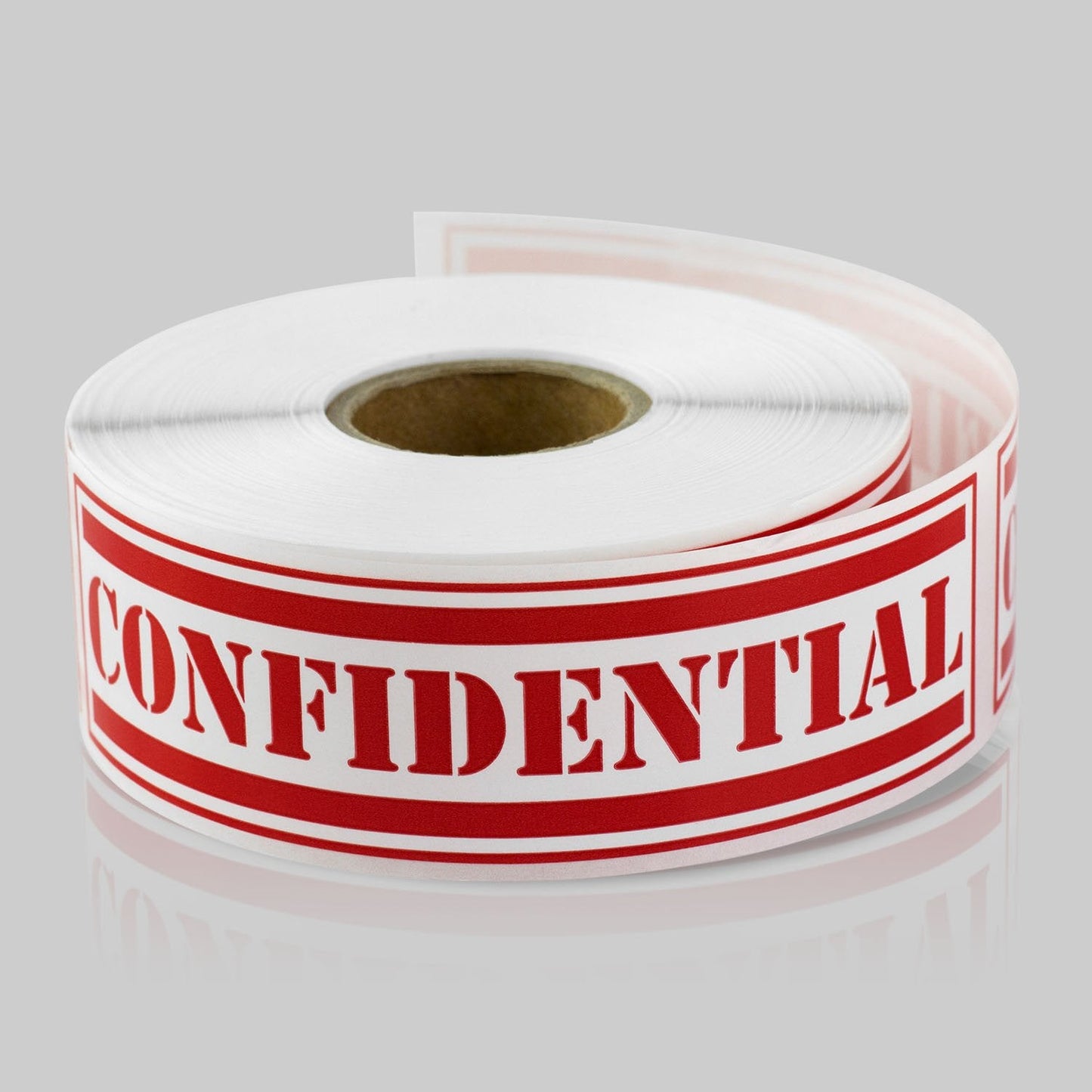 600 Confidential Labels - 1 x 4 Inch, Red, Confidential Special Handling Instructions Stickers/Labels for Mailing or Hippa Documents