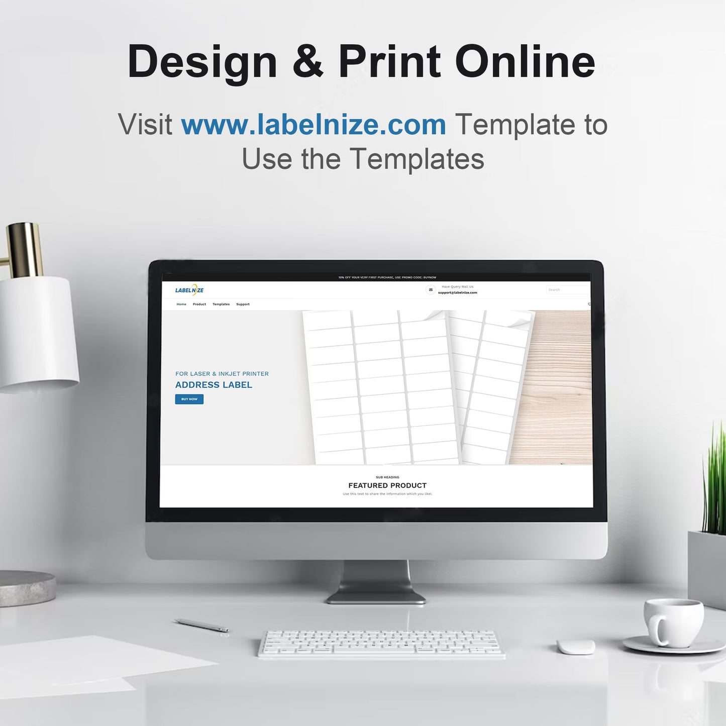 1" x 2-5/8" Crystal Clear Address Labels, Shipping Address Labels for Laser Printers, Mailing Labels Compatible with 5600, 8660, 15600, 18660, Easy to Peel (750 Labels, 25 Sheets) 750