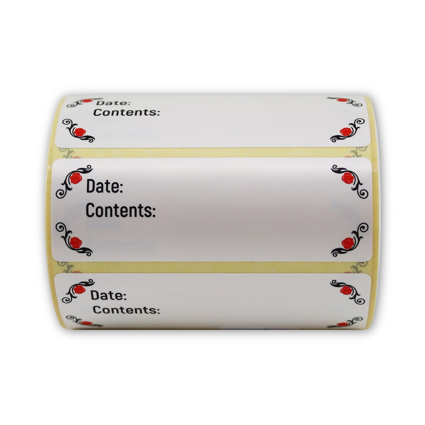 Permanent Freezer Label 300pcs, 3 x 1 Inch Blank Food Label Stickers for Storage Container, Waterproof Freezer Plastic Tape to Write on, Easy to Clean Leaves No Residue (PP Opaque Freeze)