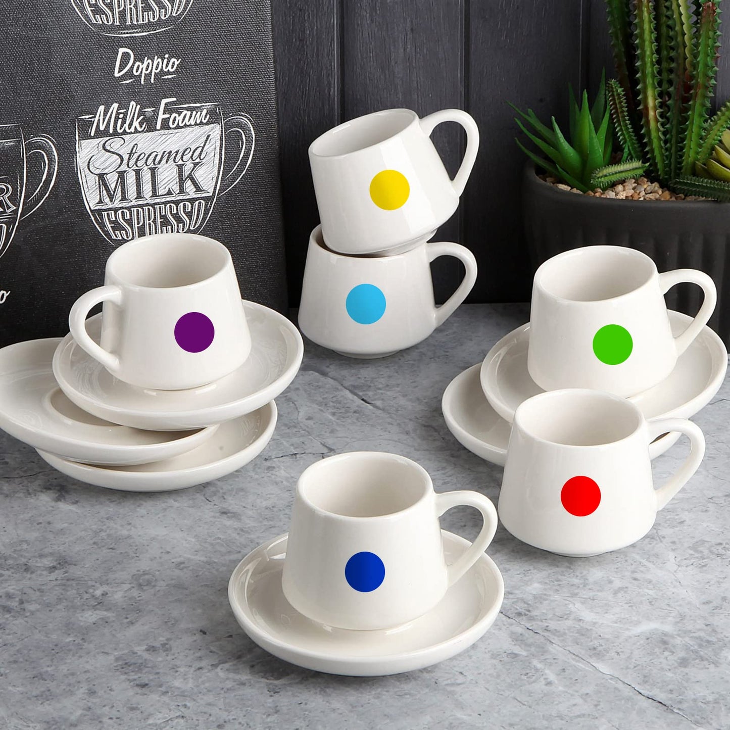 3500 Pieces Dot Stickers, 3/4 inch Color Coding Labels, 10 Color Circle Price Stickers for Office Classroom Student 3500 Pieces