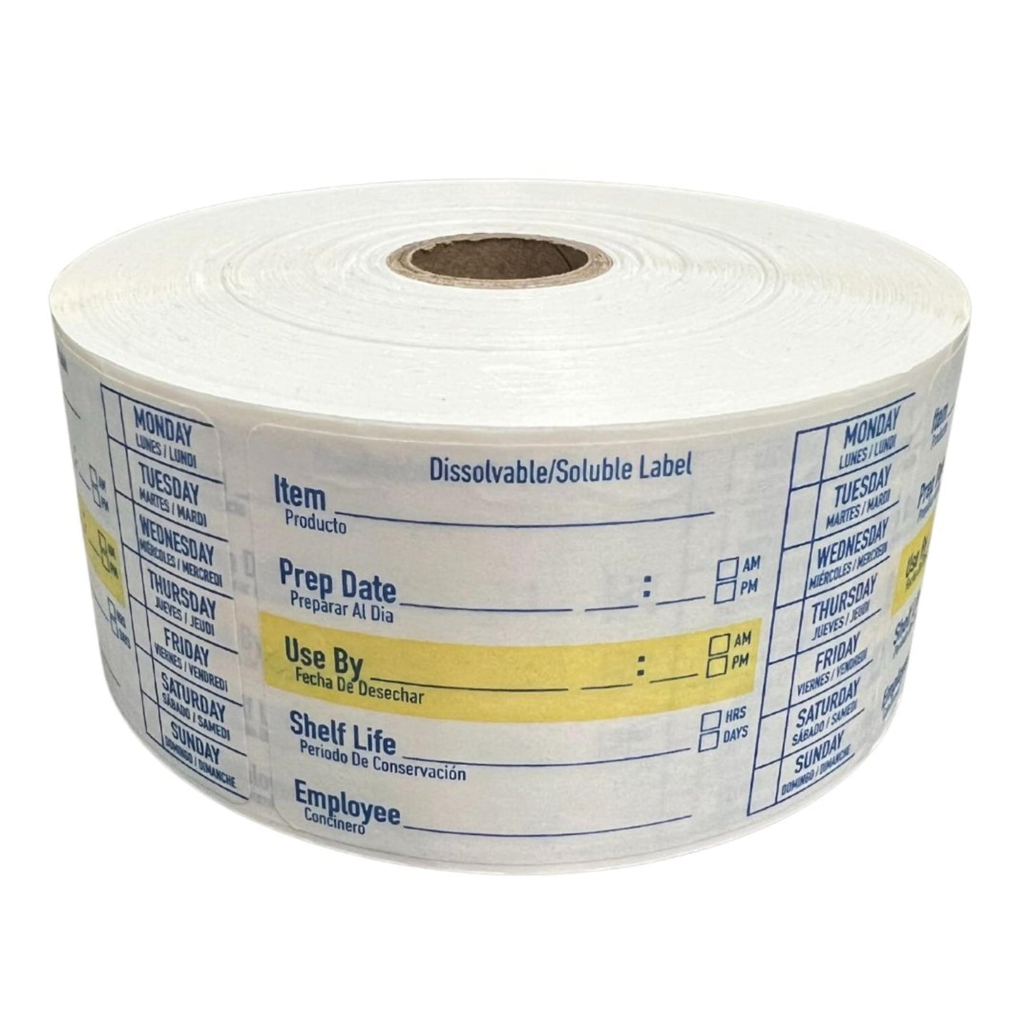 2x3 Labels - 1000 Dissolvable Stickers, Kitchen & Freezer Labels, Baby Food Containers